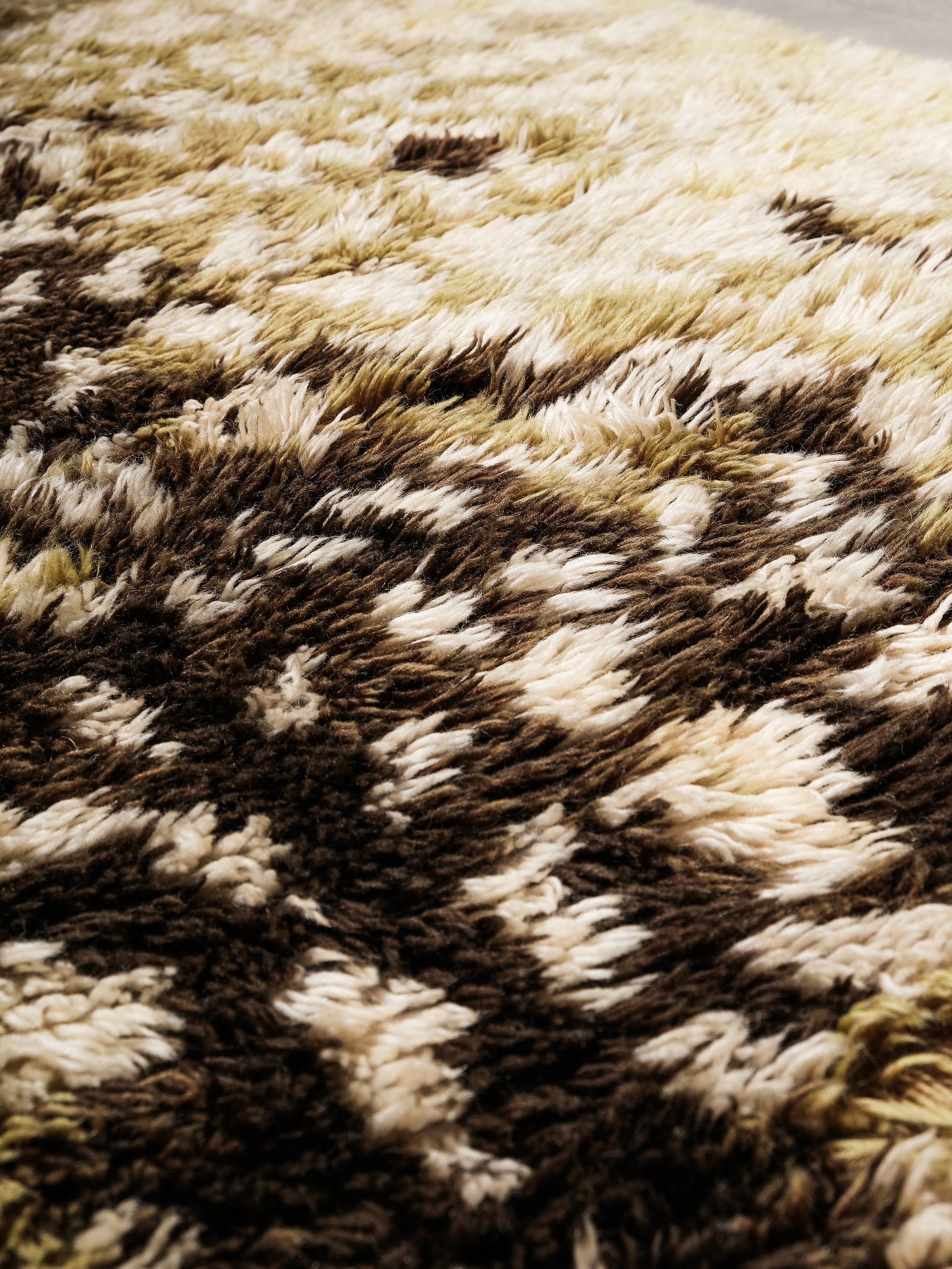"Sananjalkametsä" Rya Wool Rug, Designed by Kirsti Ilvessalo