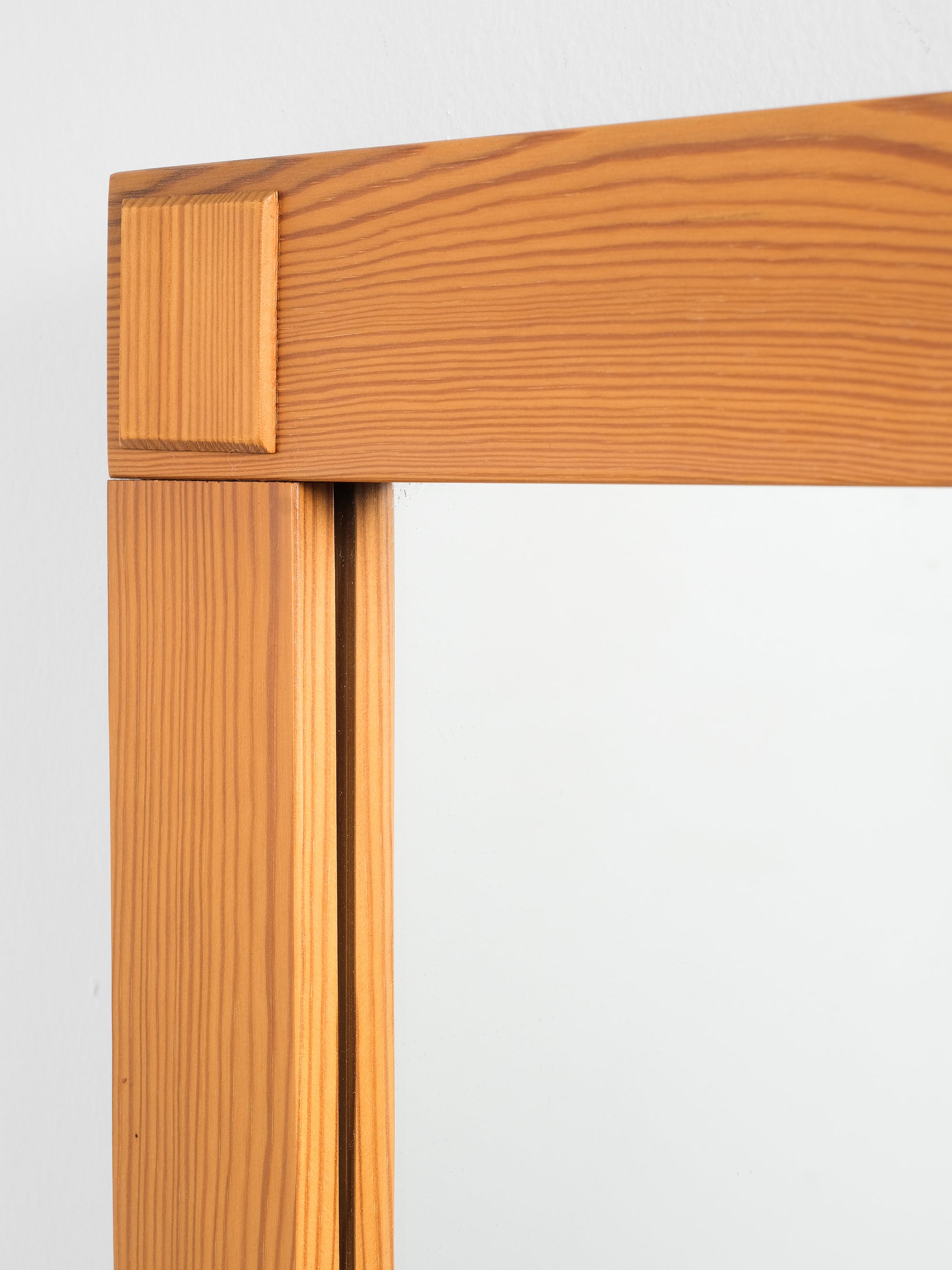 Pine Framed Mirror, Sweden, 1970s