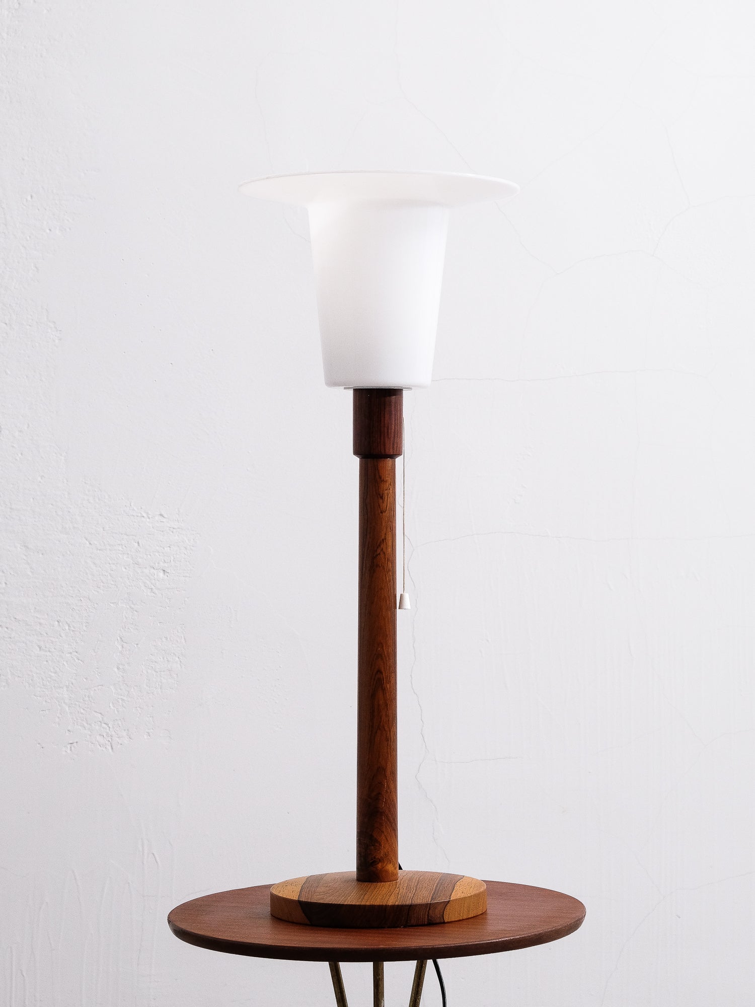 Table Lamp in Rosewood by Uno & Östen Kristiansson for Luxus, Sweden
