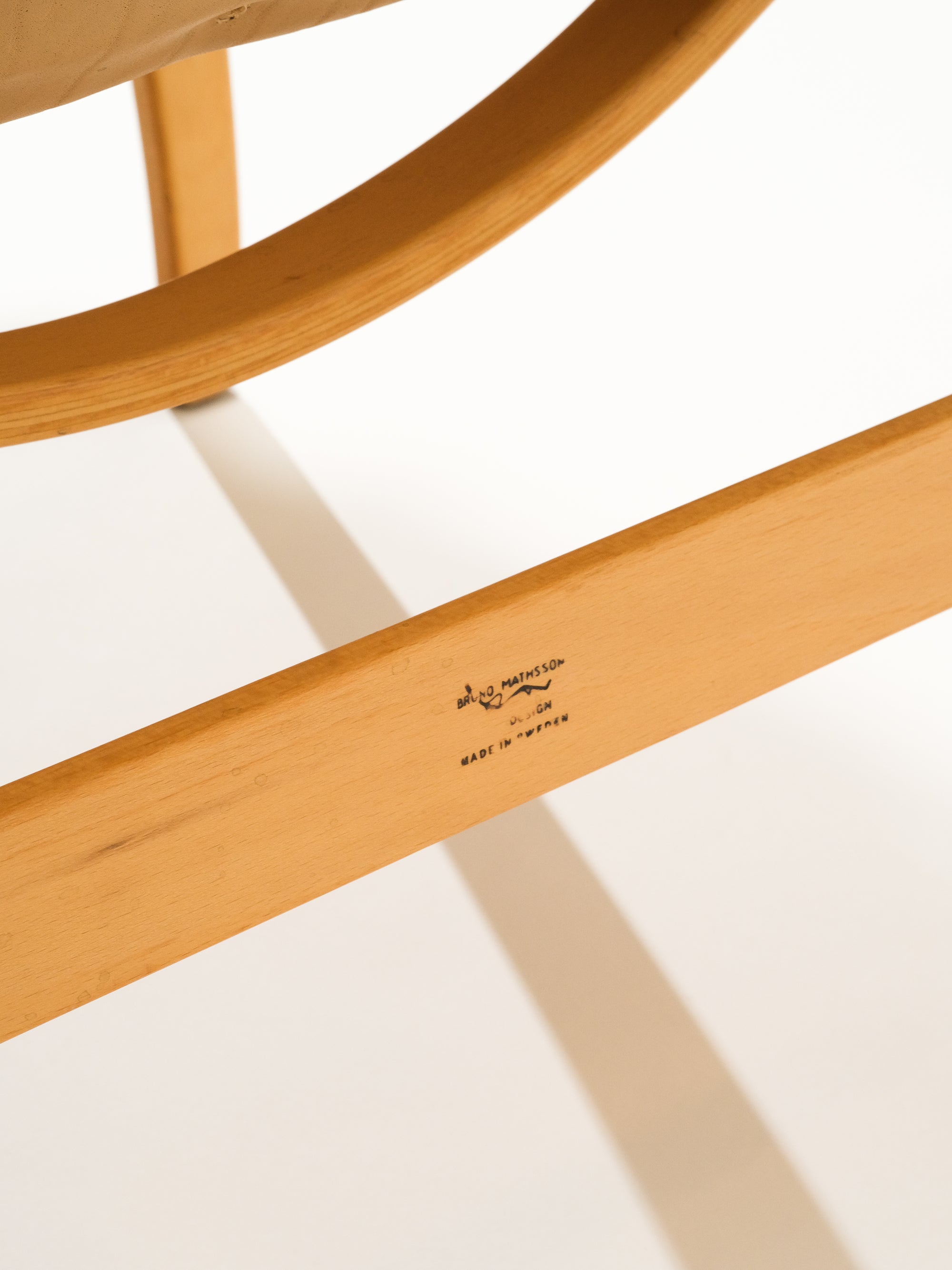 'Mina' Lounge Chair by Bruno Mathsson, Sweden, 1950s