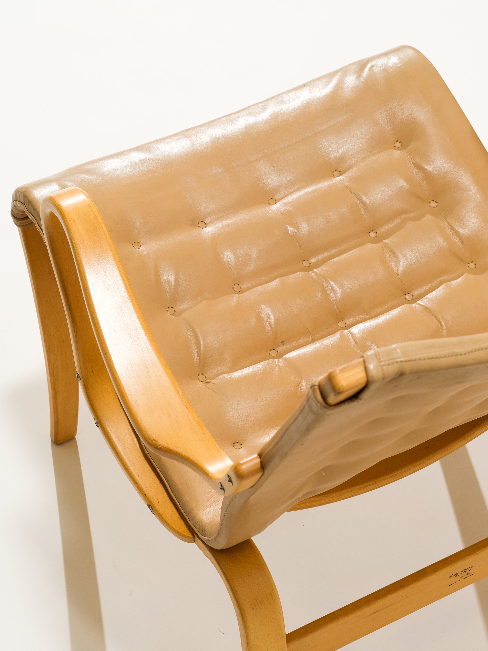 'Mina' Lounge Chair by Bruno Mathsson, Sweden, 1950s