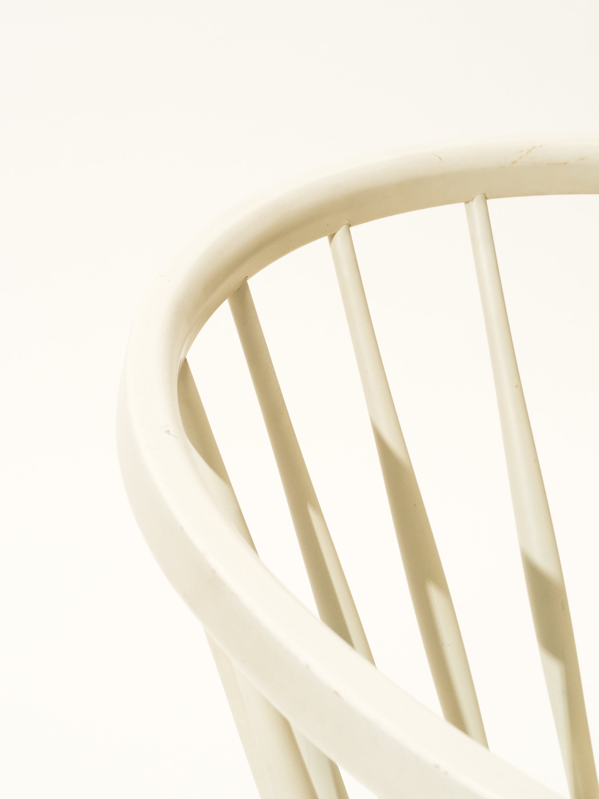 White 'Arka' Chair by Yngve Ekström for Stolab, 1950s