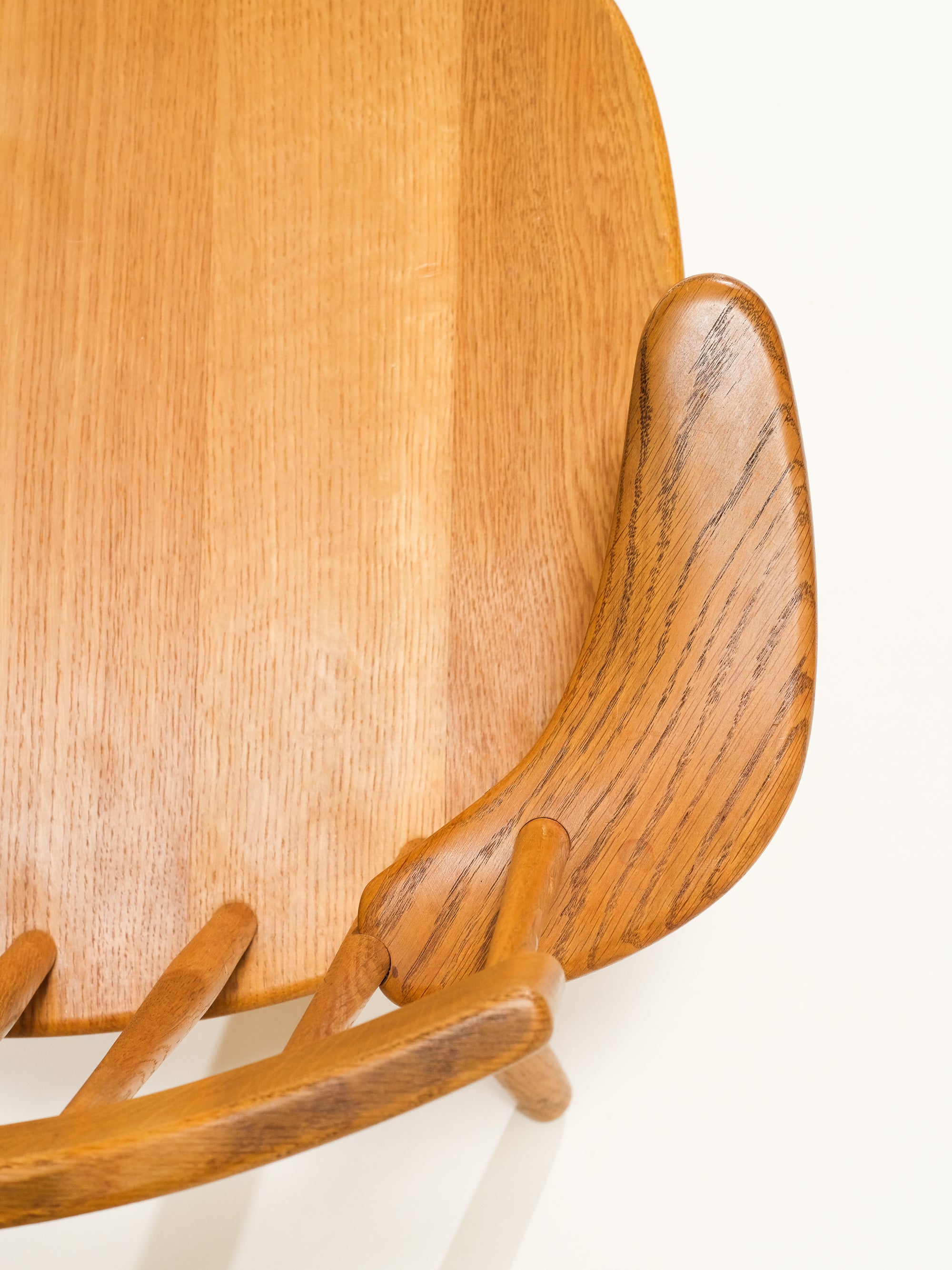 "Sibbo" Oak Armchair by Yngve Ekström for Stolab, Sweden, 1950s
