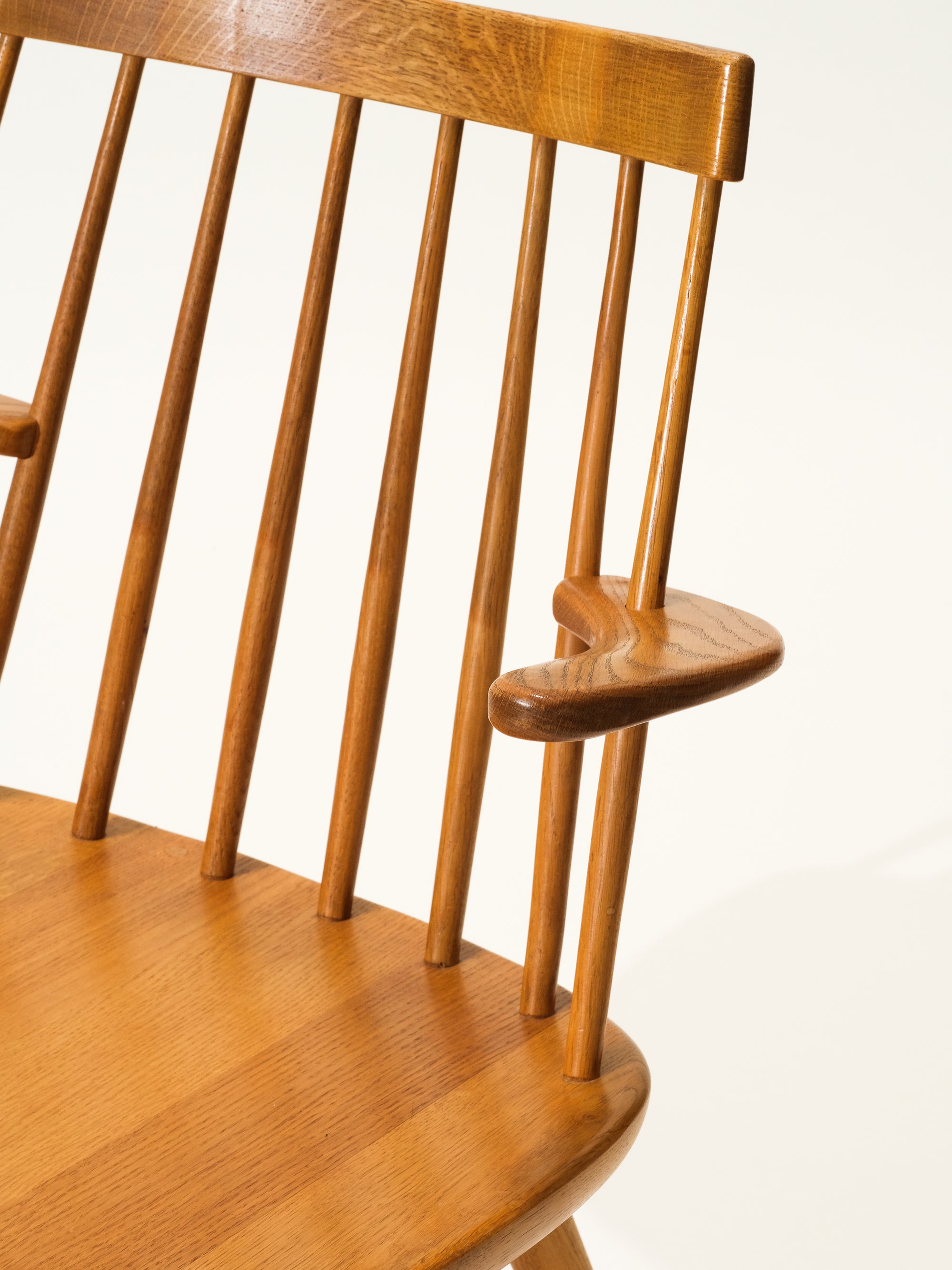 "Sibbo" Oak Armchair by Yngve Ekström for Stolab, Sweden, 1950s