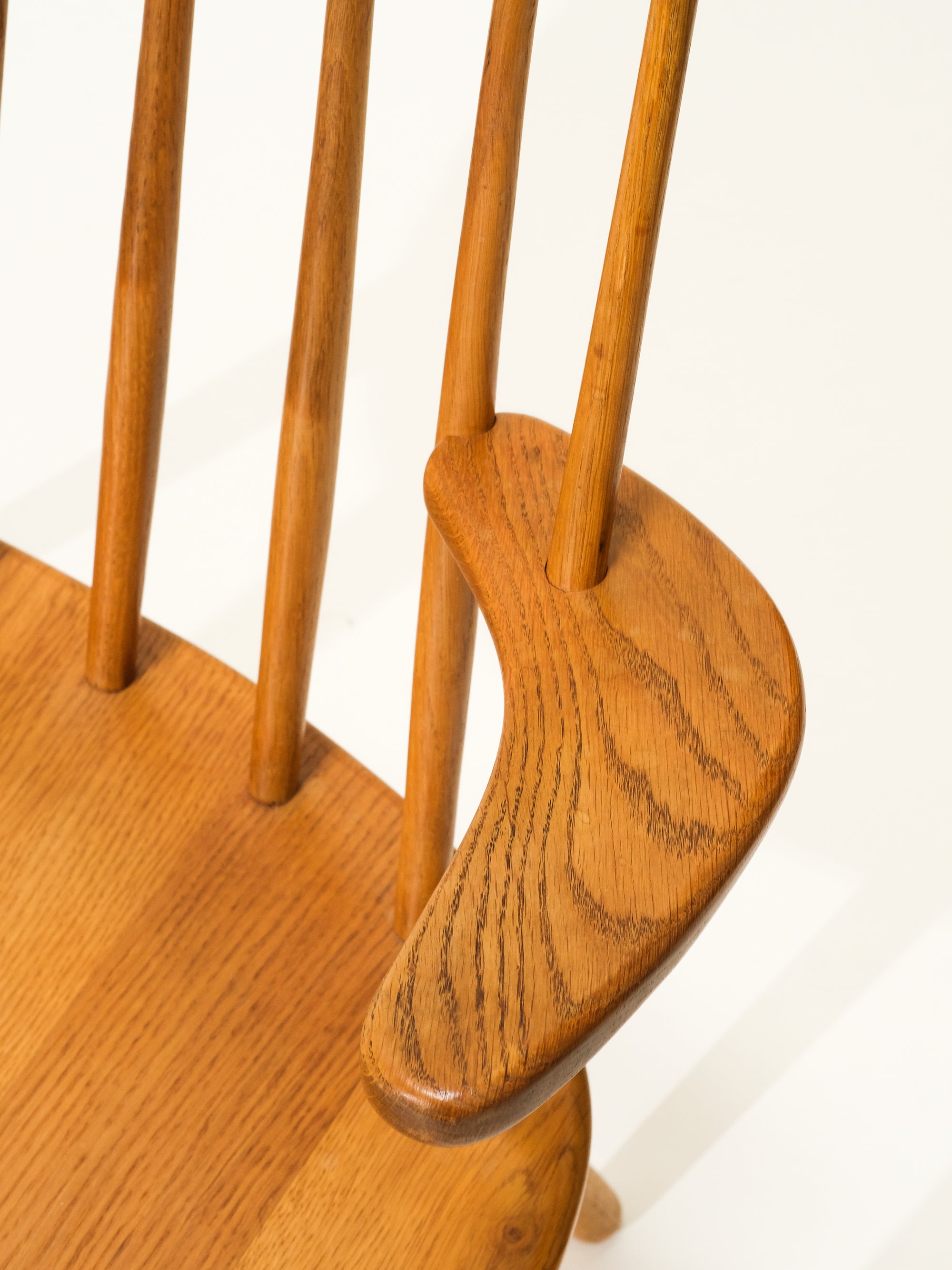 "Sibbo" Oak Armchair by Yngve Ekström for Stolab, Sweden, 1950s