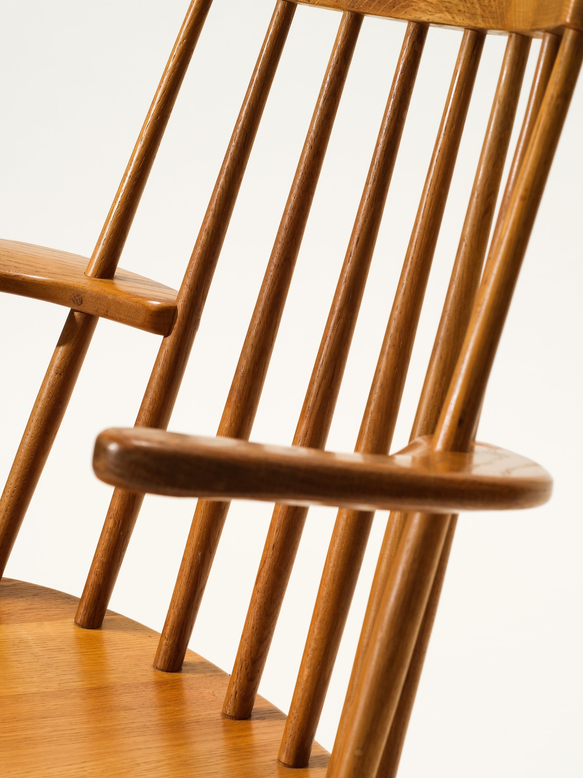 "Sibbo" Oak Armchair by Yngve Ekström for Stolab, Sweden, 1950s