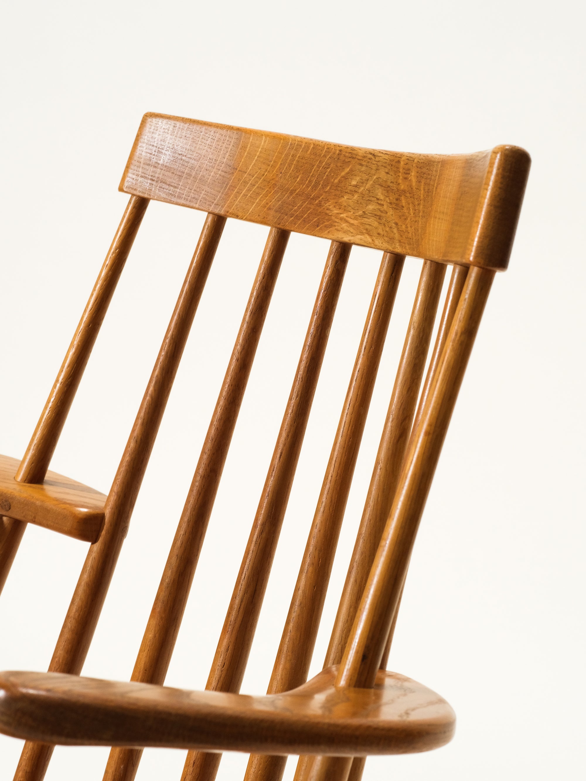 "Sibbo" Oak Armchair by Yngve Ekström for Stolab, Sweden, 1950s