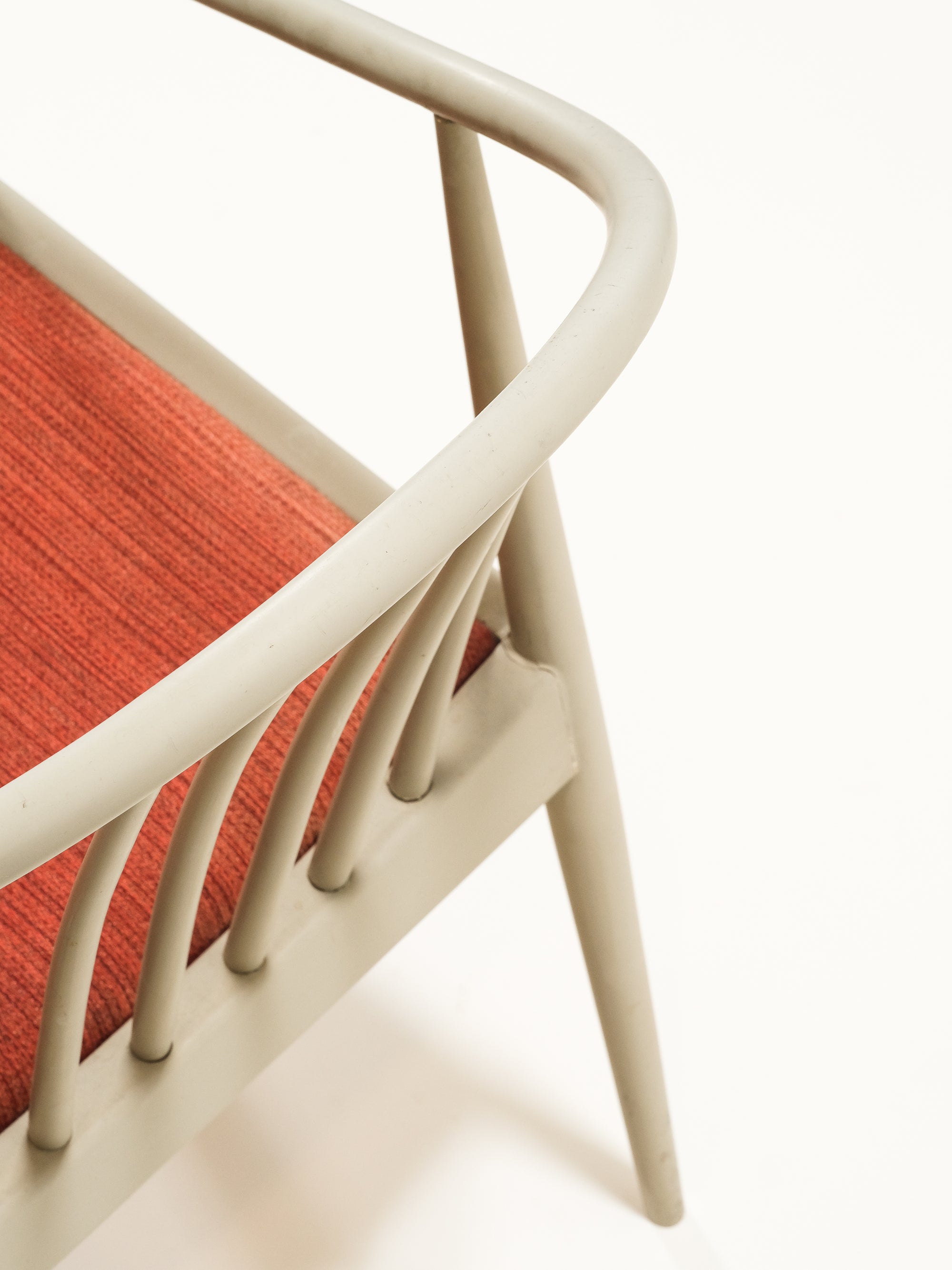 Scandinavian Spindle Back Armchair, 1950s