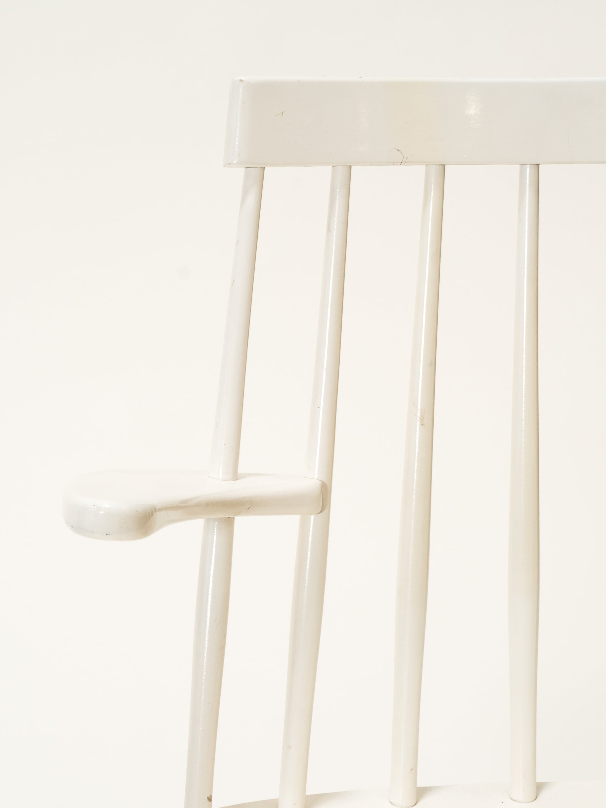 White "Sibbo" Armchair by Yngve Ekström for Stolab, Sweden, 1950s