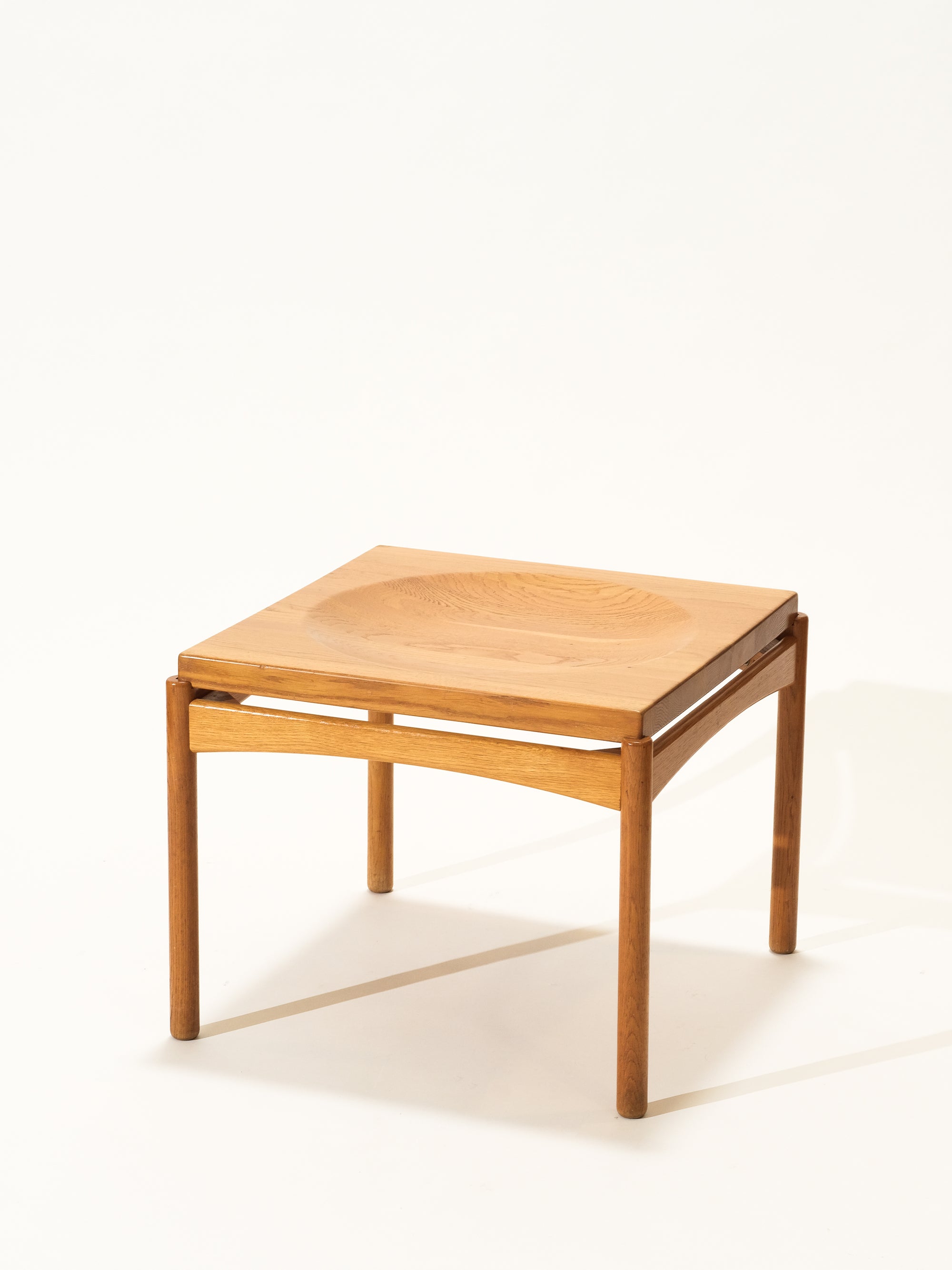 Solid Oak Coffee/Tray Table by Gunnar Myrstrand for Källemo, Sweden, 1960s