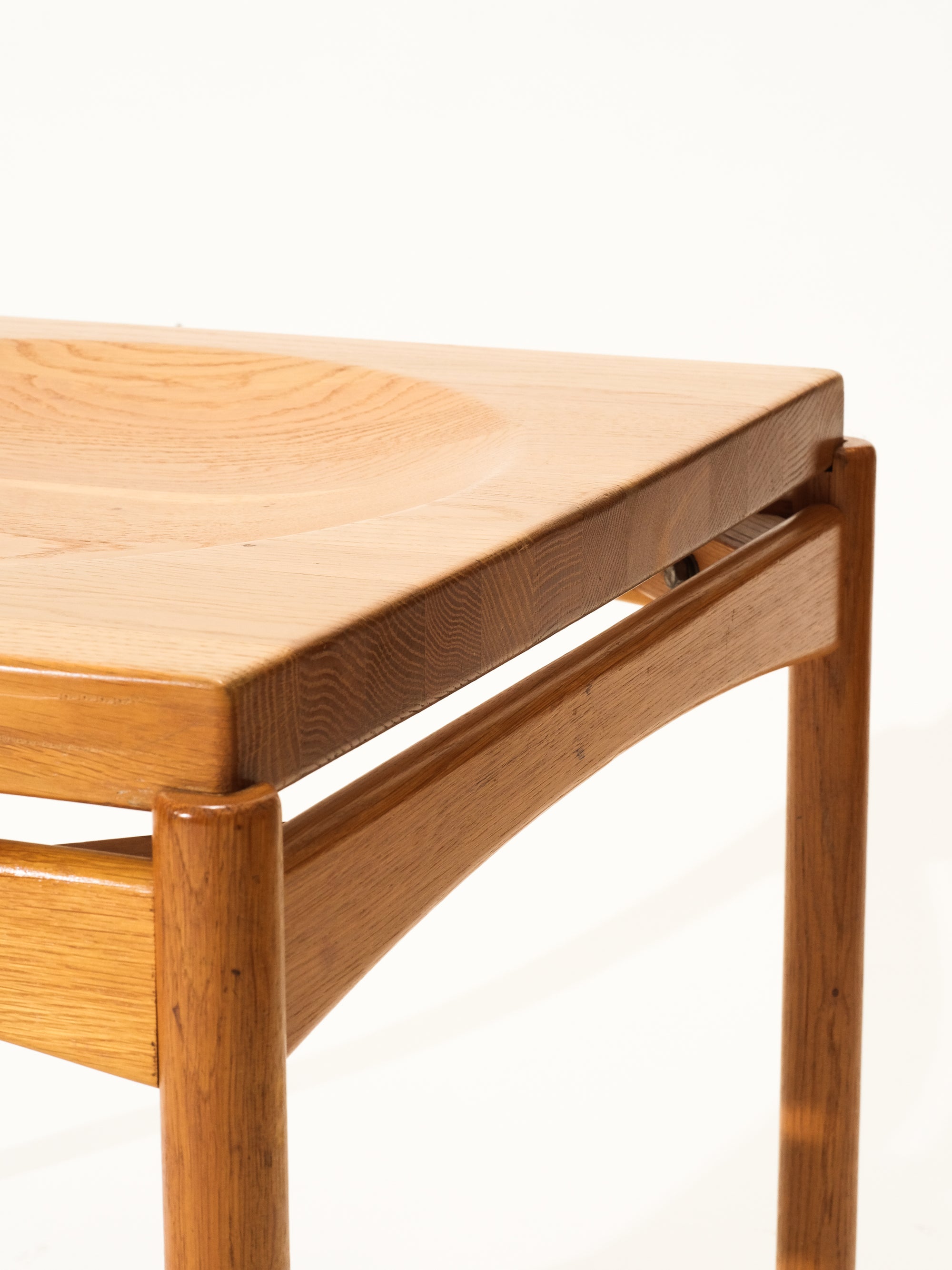 Solid Oak Coffee/Tray Table by Gunnar Myrstrand for Källemo, Sweden, 1960s