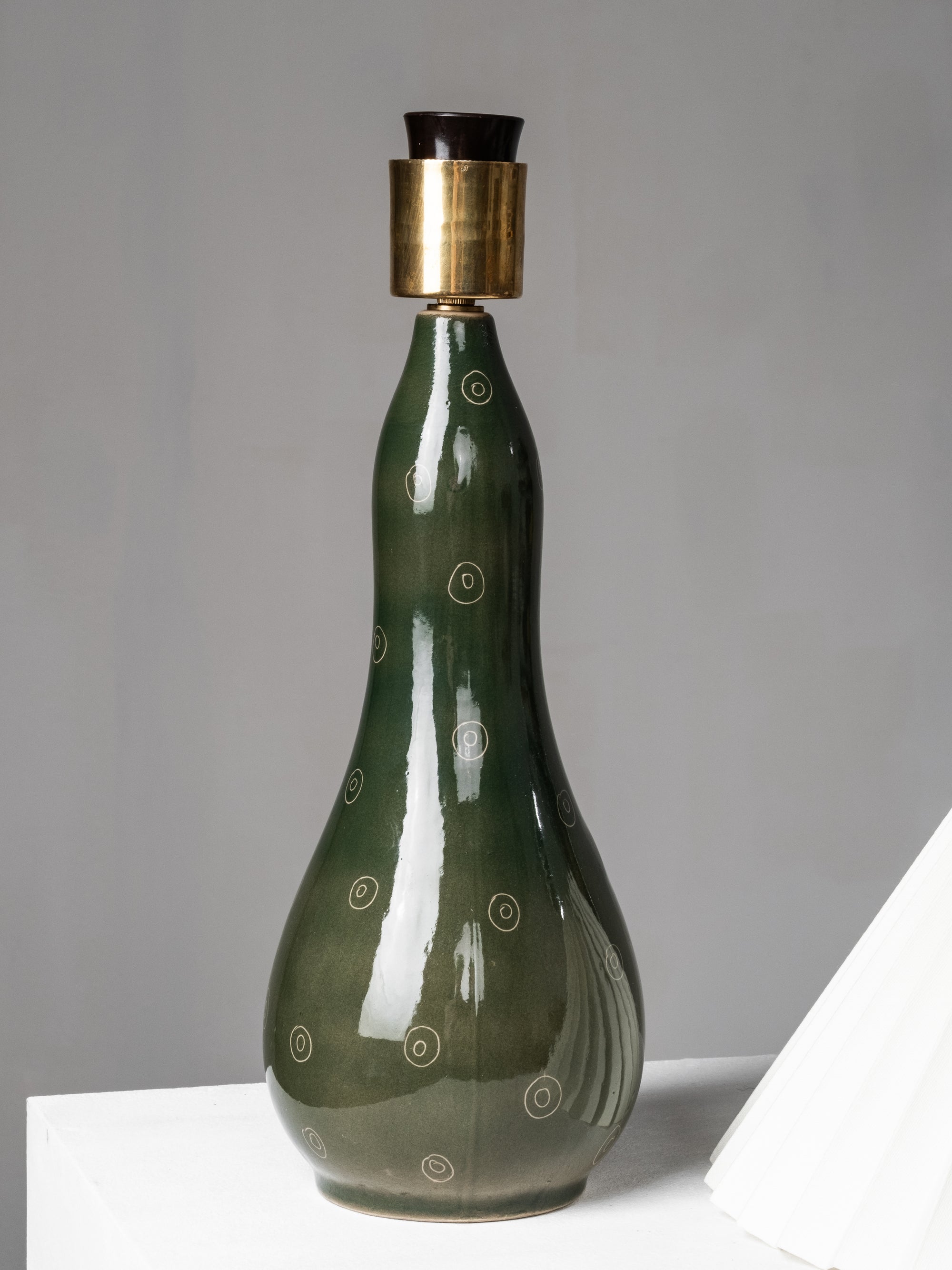 Ceramic Table Lamp by Toini Muona for Arabia, Finland, 1950s