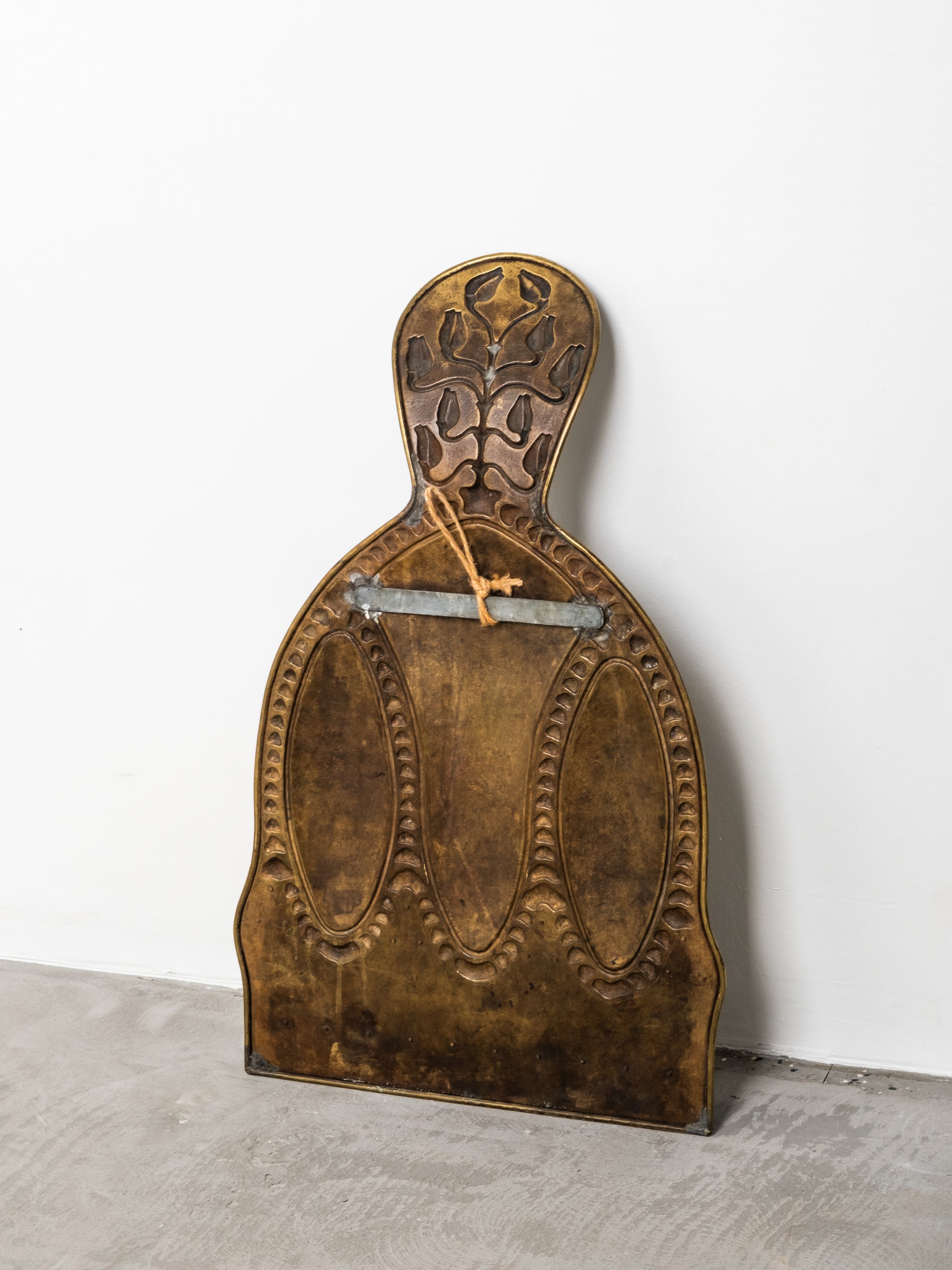 Finnish Art Nouveau Brass Candle Wall Sconce, Early 20th Century