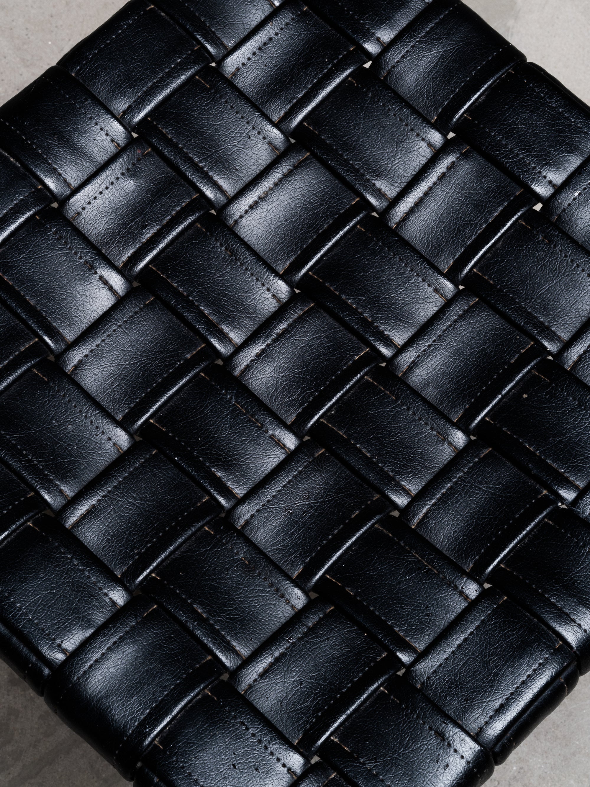 Leather &amp; Chrome Model 8500 Stool by Voitto Haapalainen, Asko, Finland, 1960s