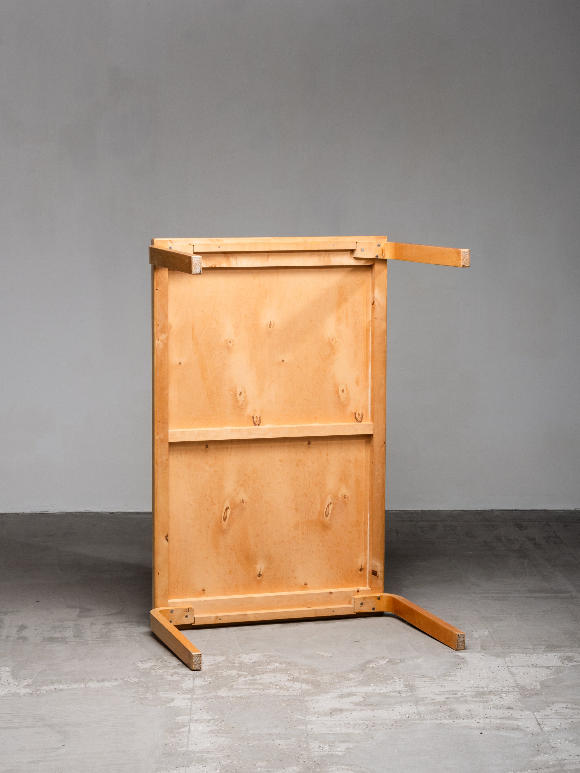 Mid-Century Model 82 Table with Yellow Linoleum by Alvar Aalto, Artek, Finland