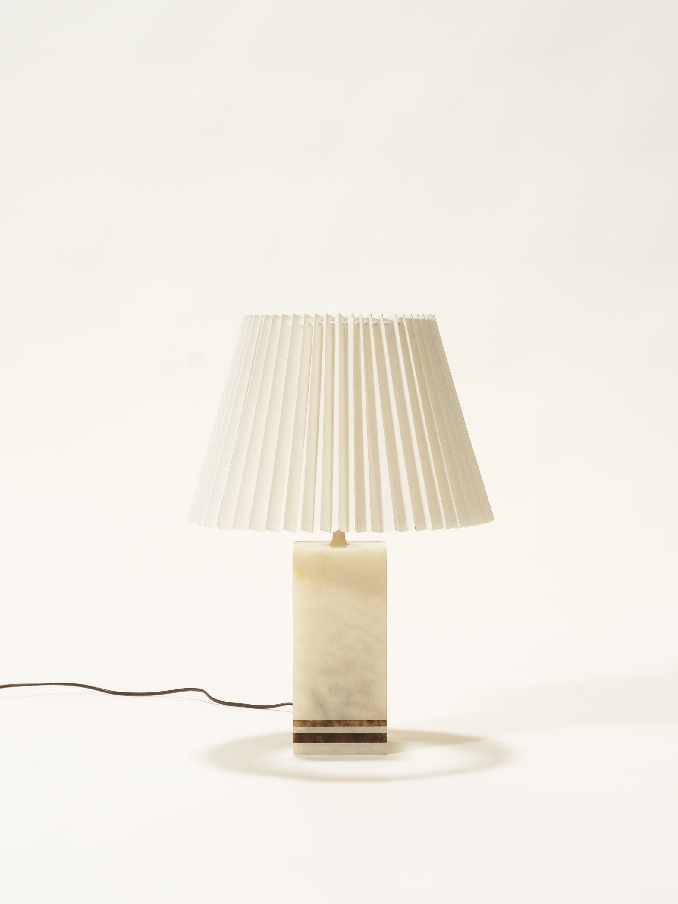 Italian Alabaster Table Lamp by Scaglione, 1960s