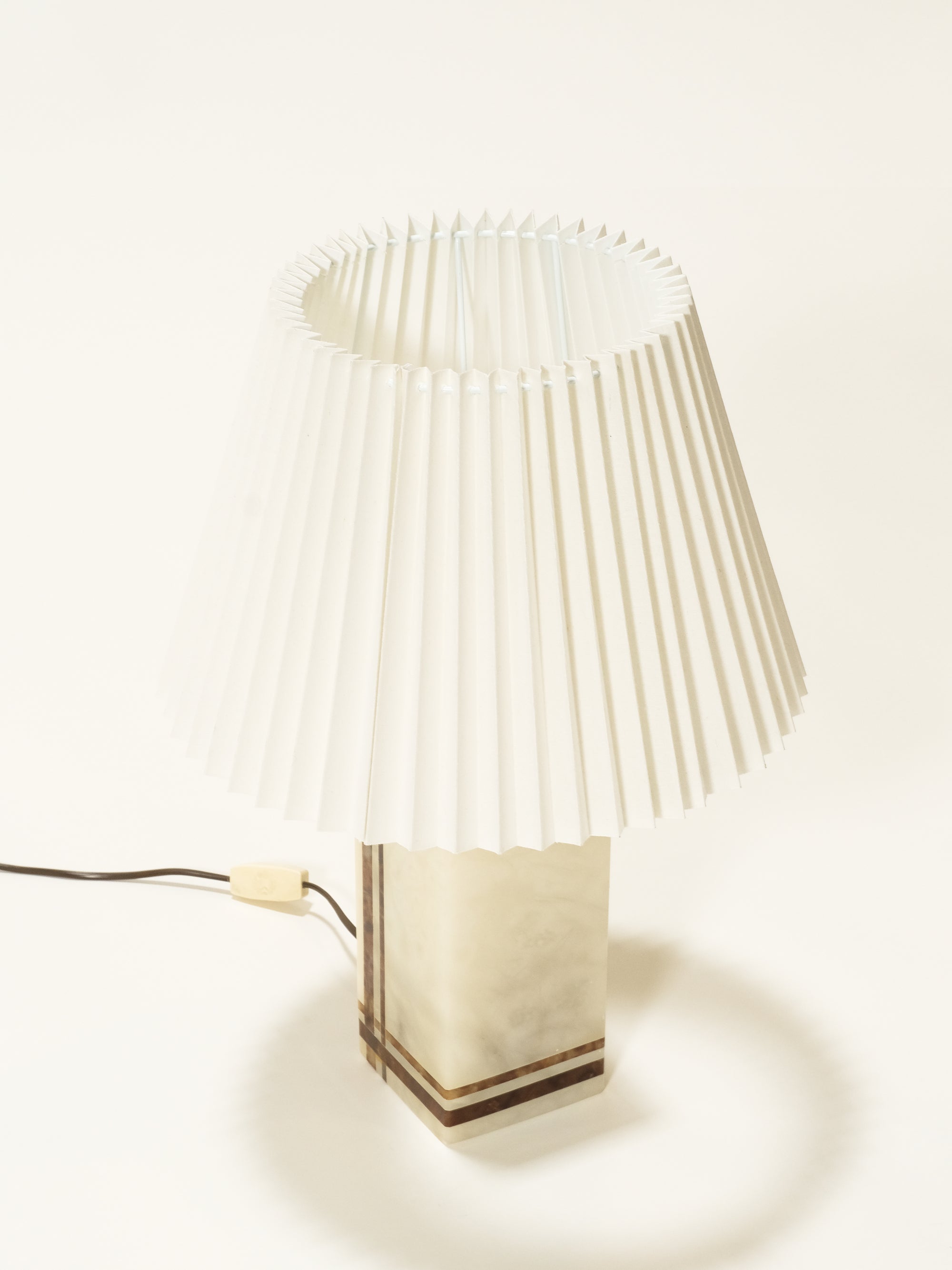 Italian Alabaster Table Lamp by Scaglione, 1960s