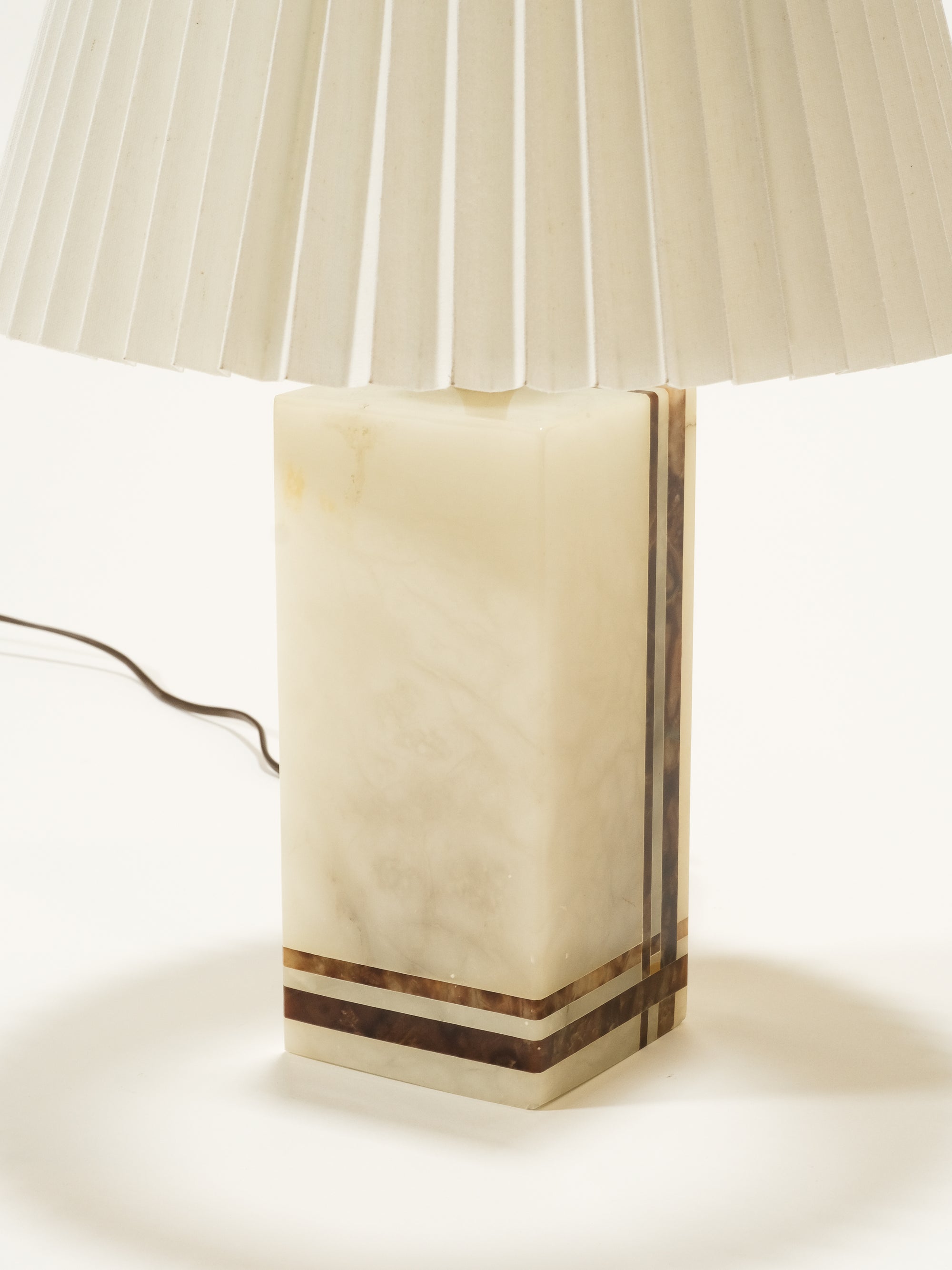 Italian Alabaster Table Lamp by Scaglione, 1960s