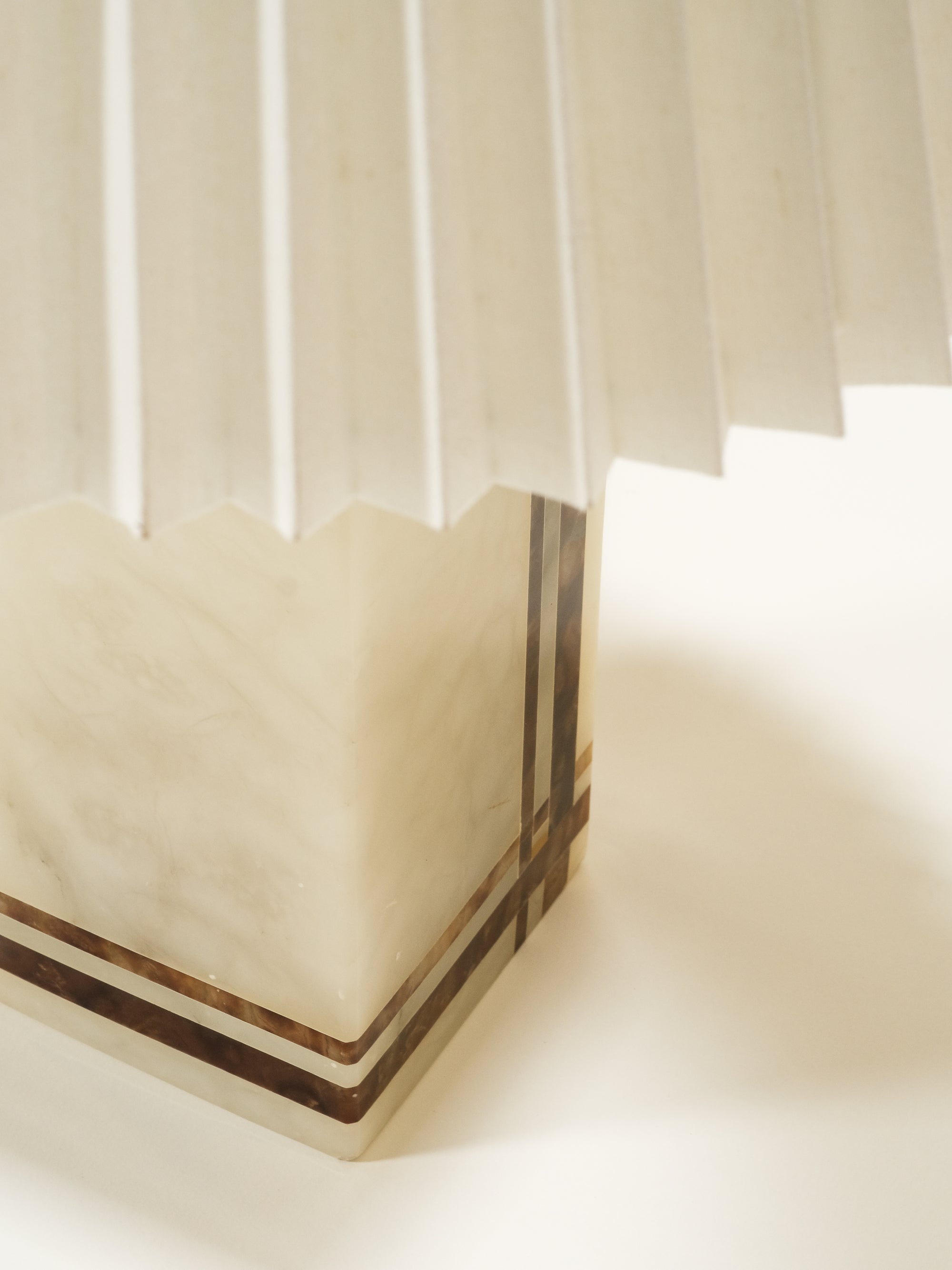 Italian Alabaster Table Lamp by Scaglione, 1960s