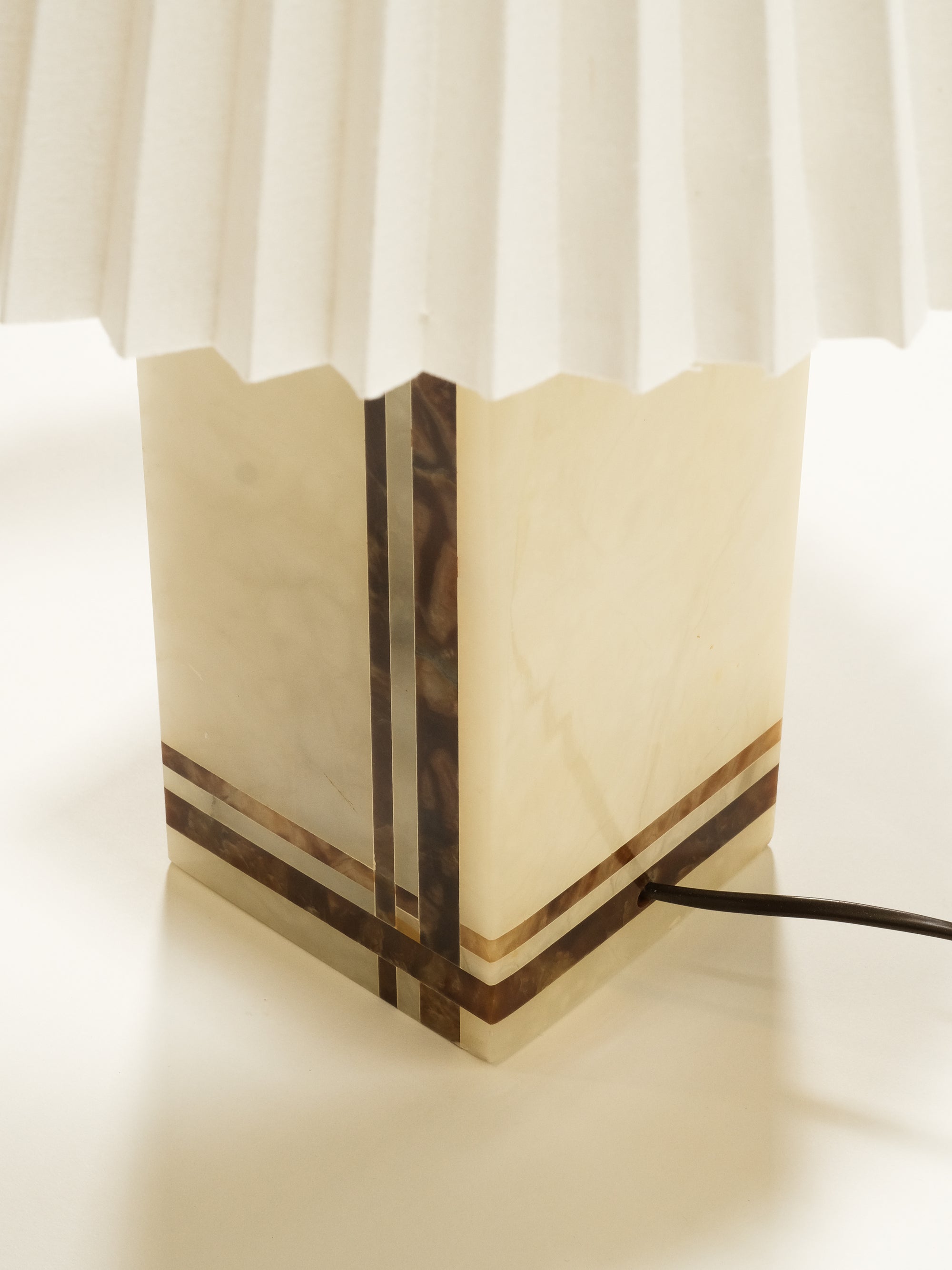Italian Alabaster Table Lamp by Scaglione, 1960s