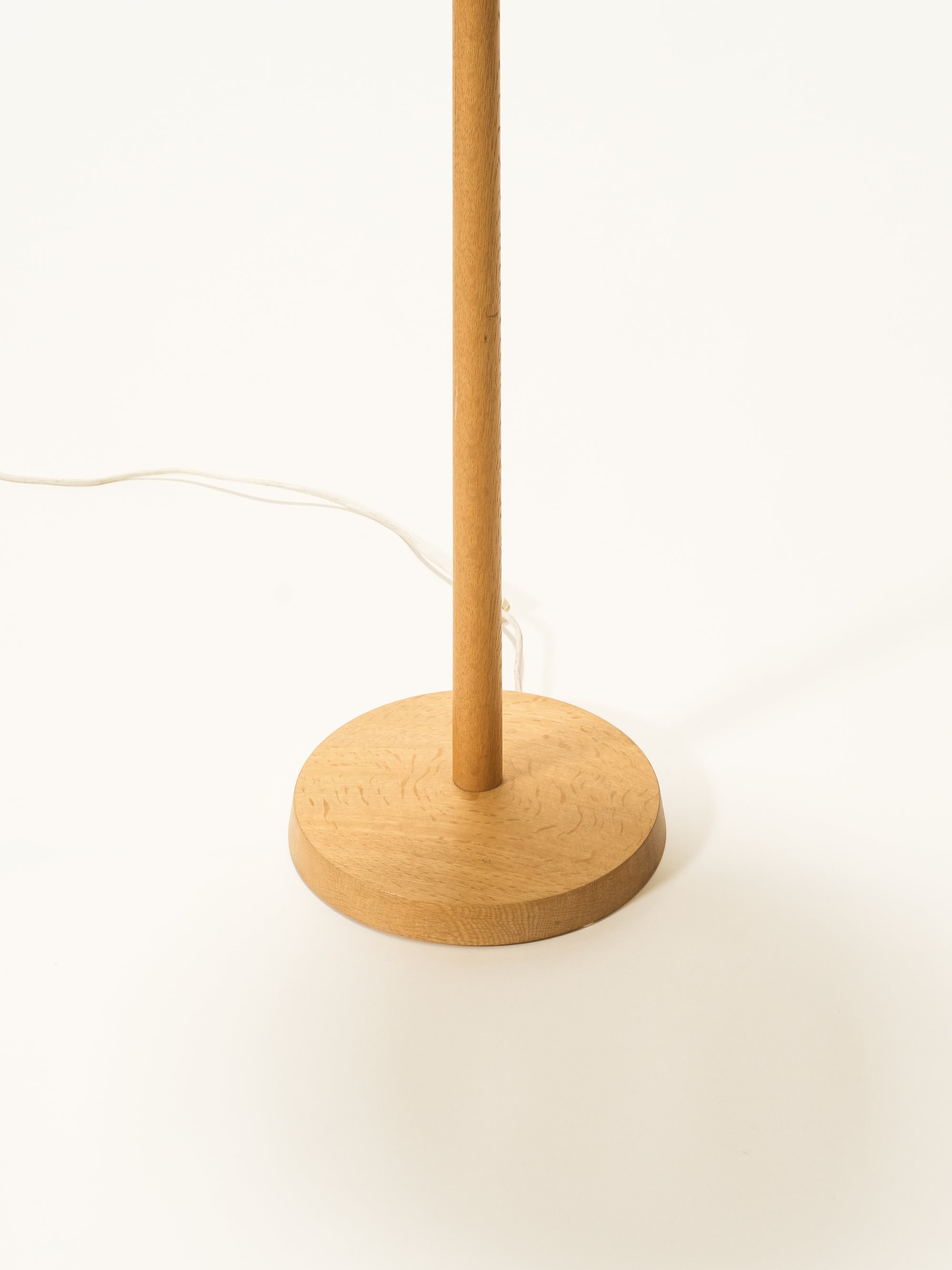 Oak Floor Lamp by Uno &amp; Östen Kristiansson for Luxus, Sweden, 1960s