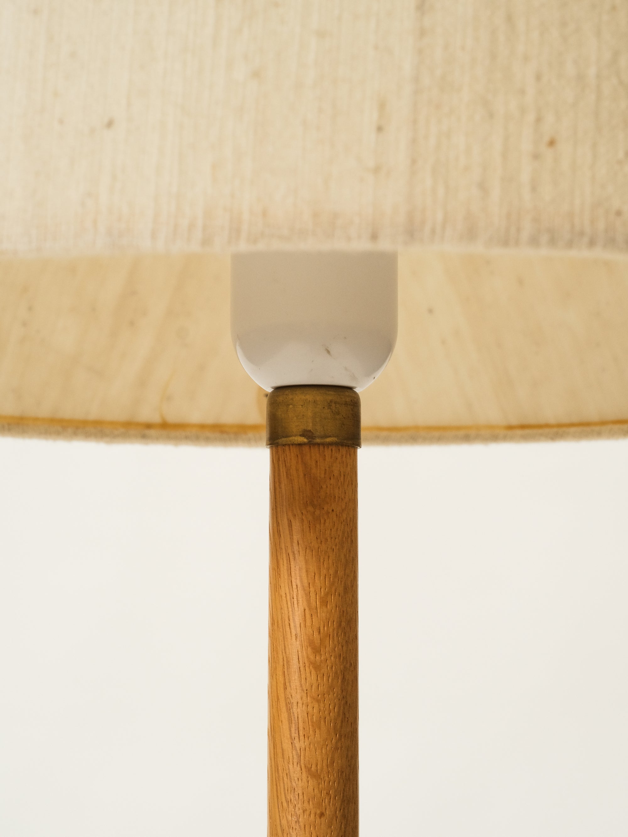 Oak Floor Lamp by Uno &amp; Östen Kristiansson for Luxus, Sweden, 1960s