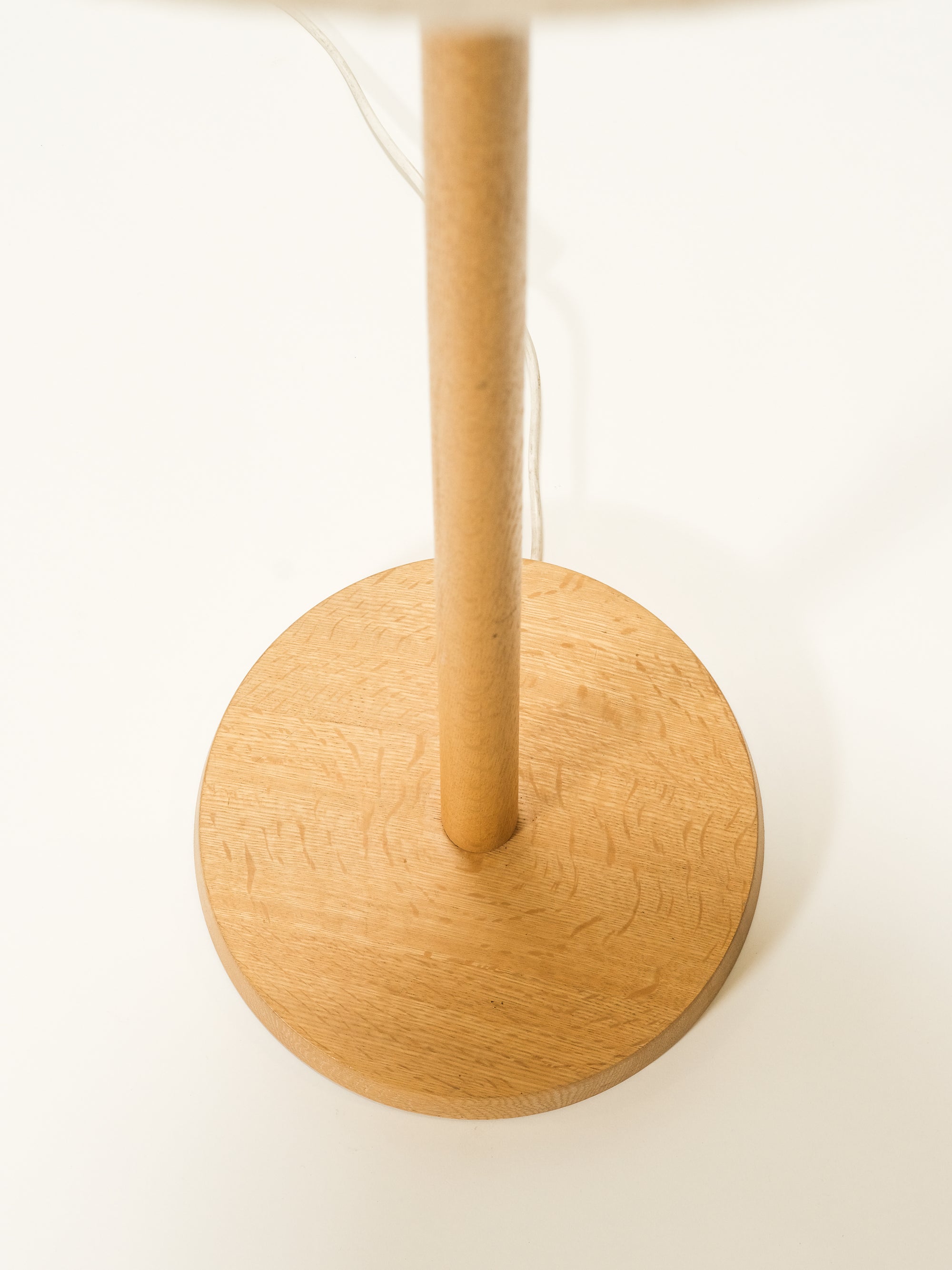 Oak Floor Lamp by Uno &amp; Östen Kristiansson for Luxus, Sweden, 1960s