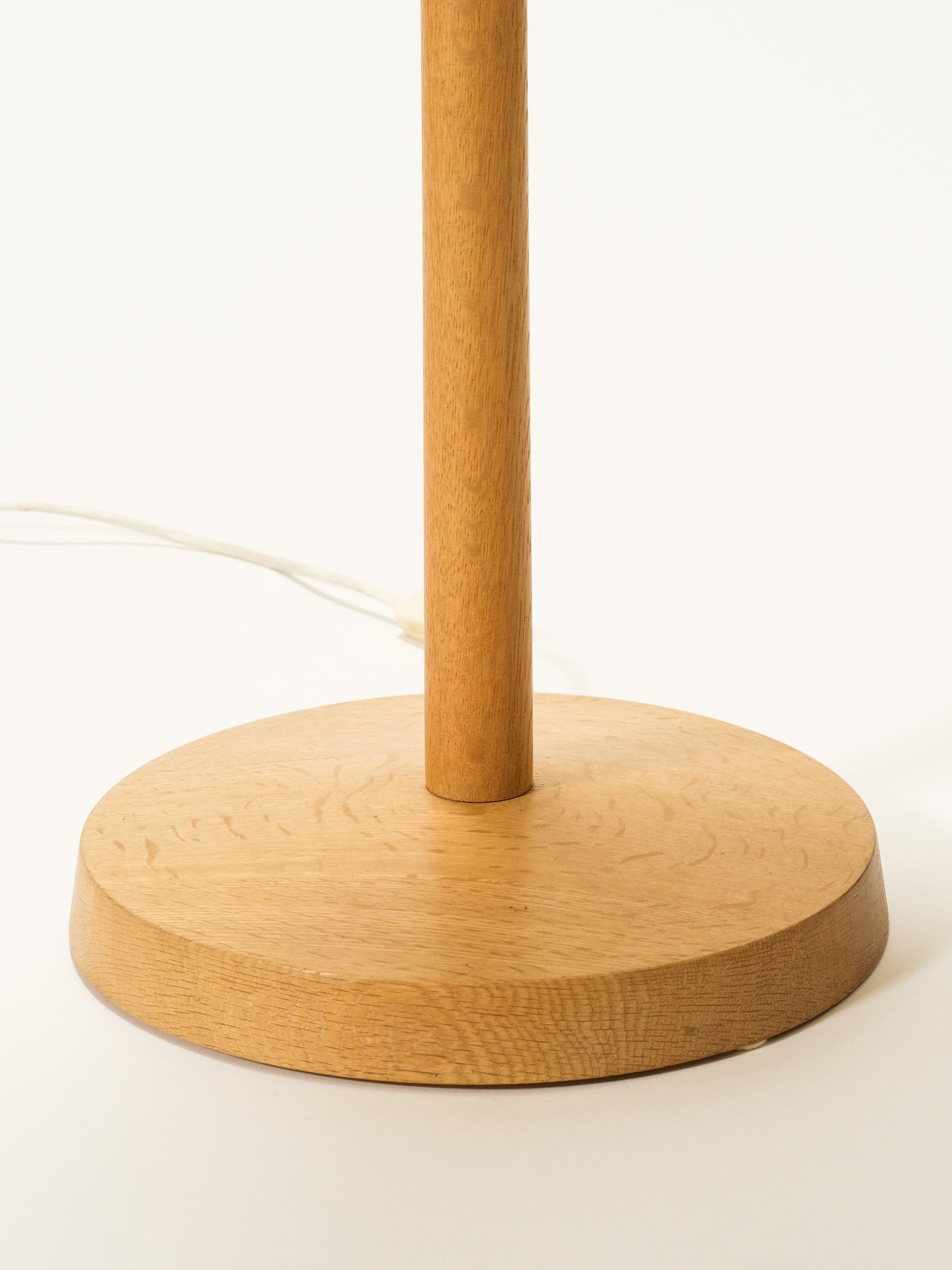 Oak Floor Lamp by Uno &amp; Östen Kristiansson for Luxus, Sweden, 1960s