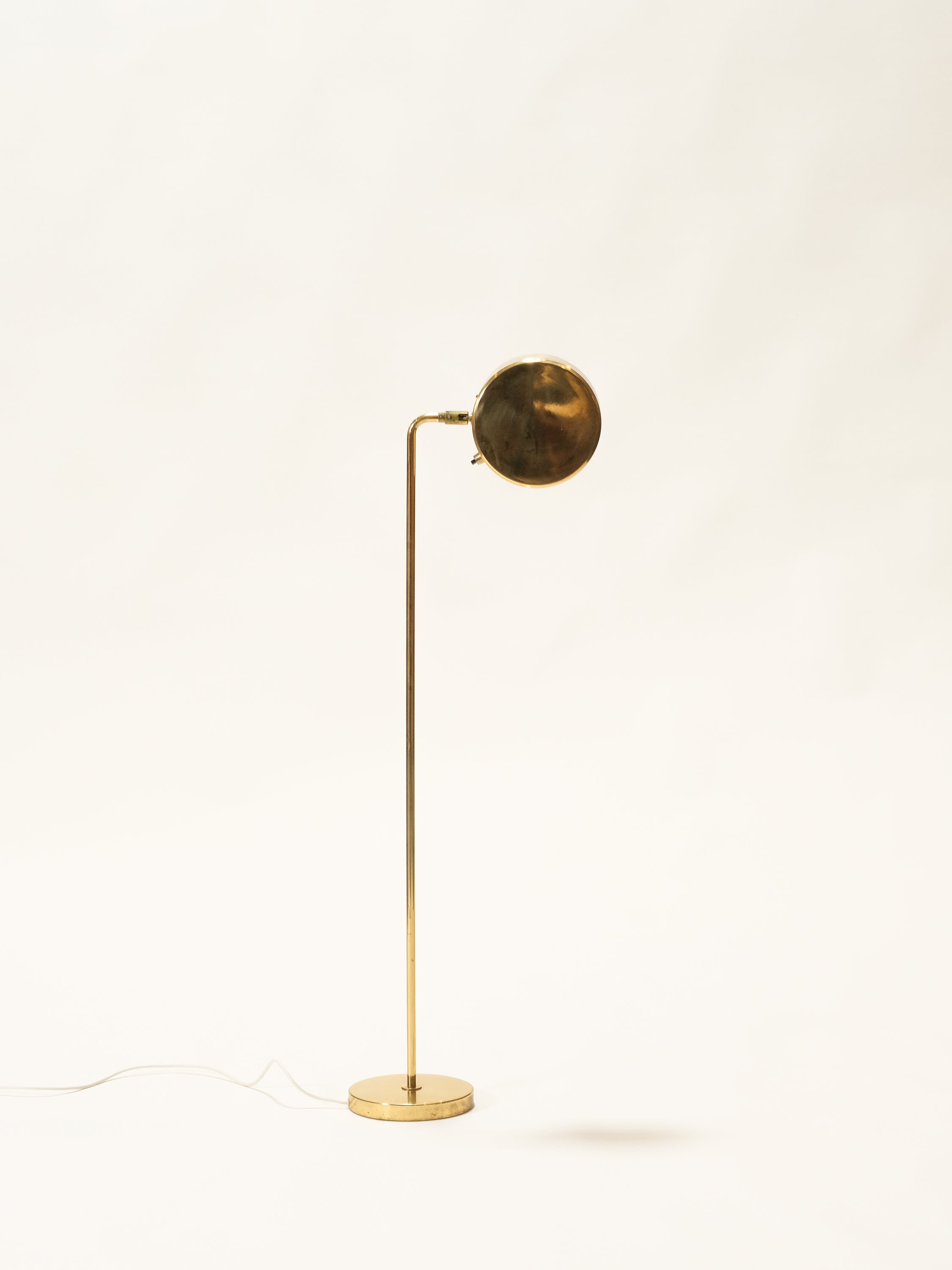 Brass Floor Lamp Model 606 G, Ateljé Lyktan, Sweden, 1960s