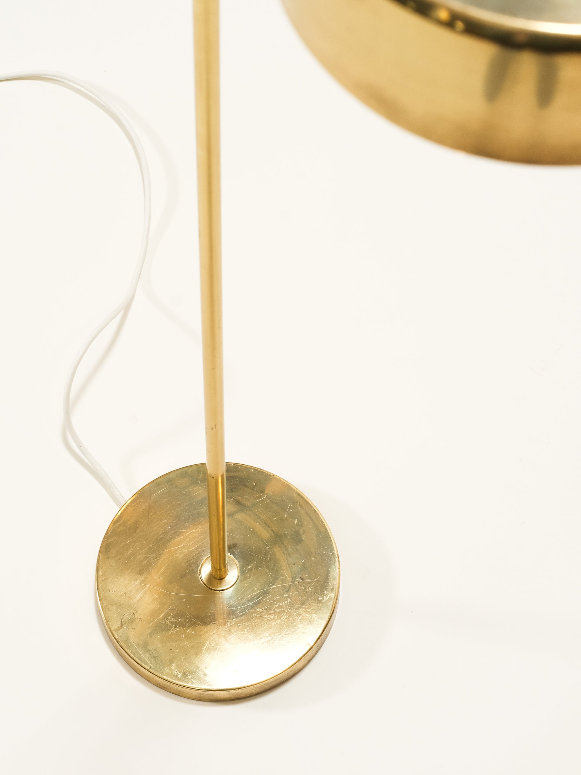 Brass Floor Lamp Model 606 G, Ateljé Lyktan, Sweden, 1960s