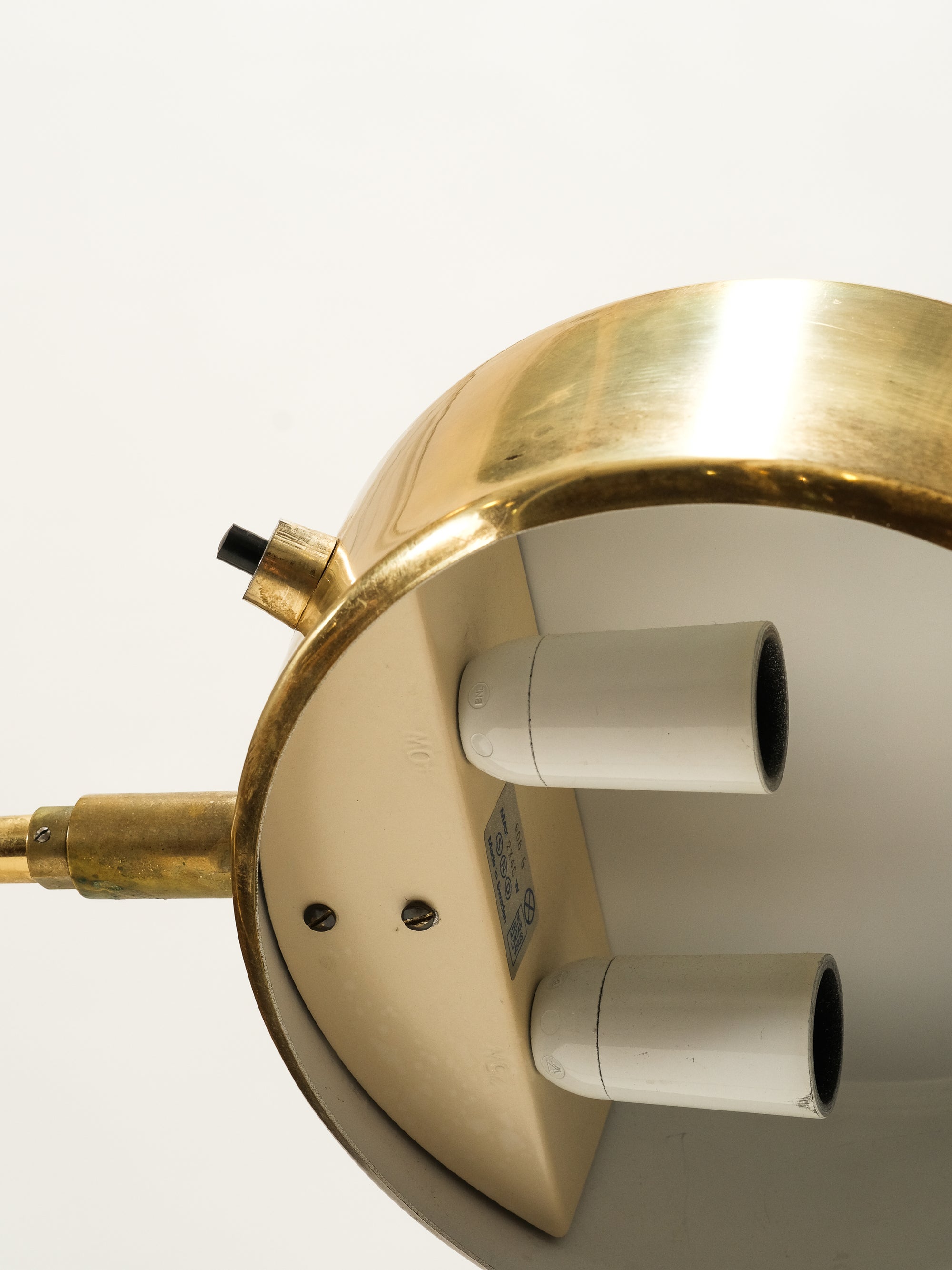 Brass Floor Lamp Model 606 G, Ateljé Lyktan, Sweden, 1960s