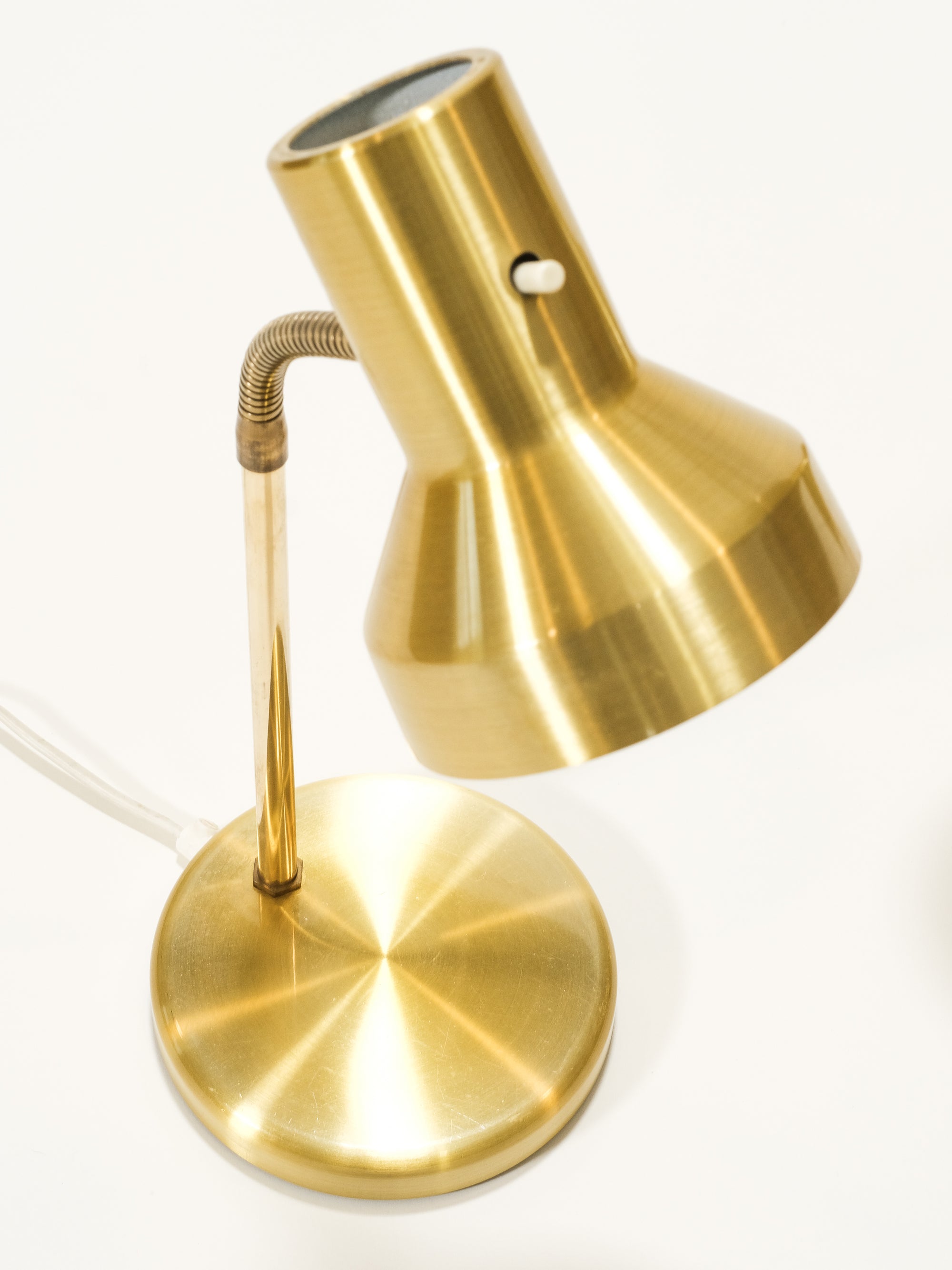 Pair of Mid-Century Swedish Brass Table Lamps, 1960s