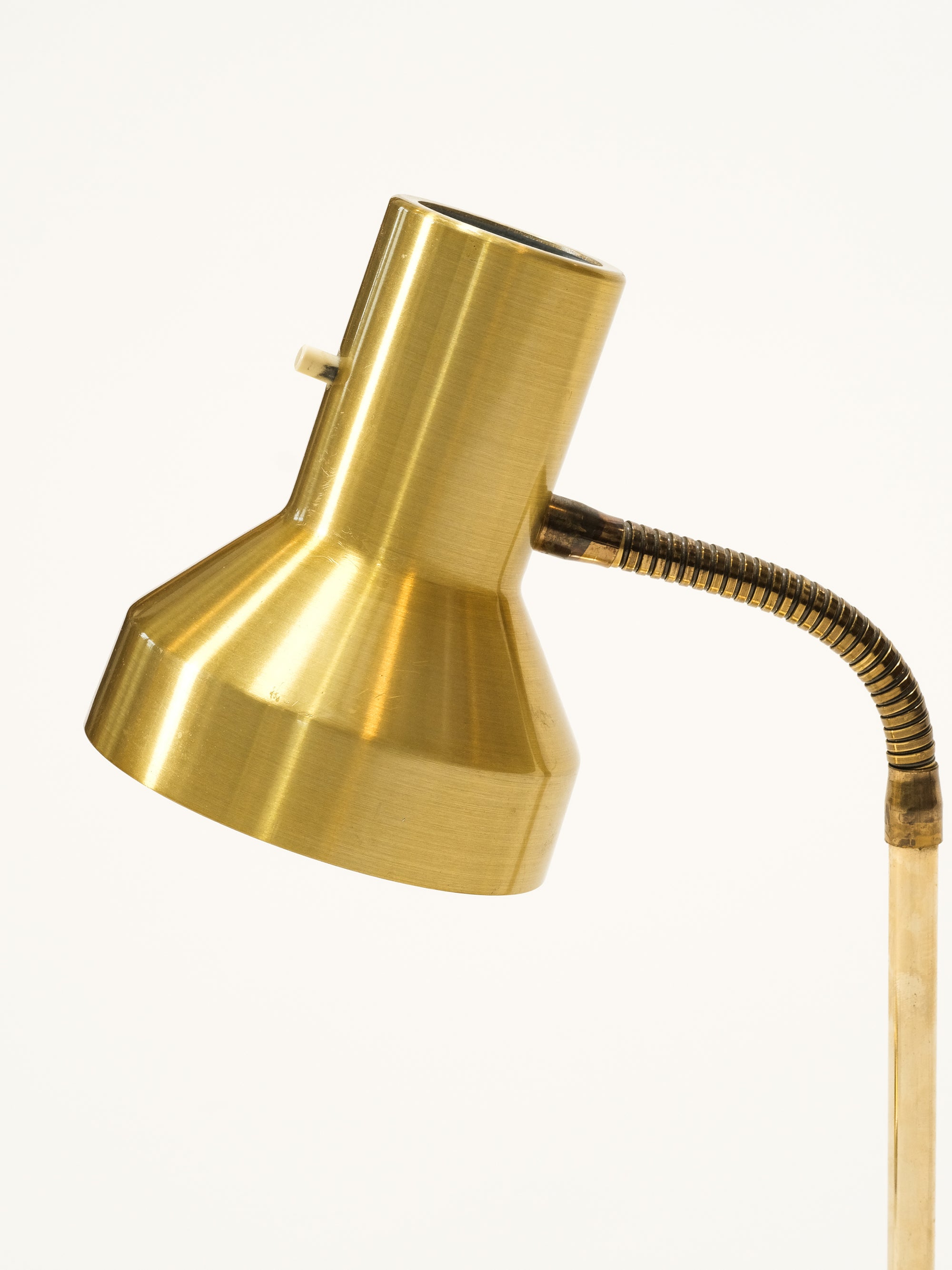 Pair of Mid-Century Swedish Brass Table Lamps, 1960s