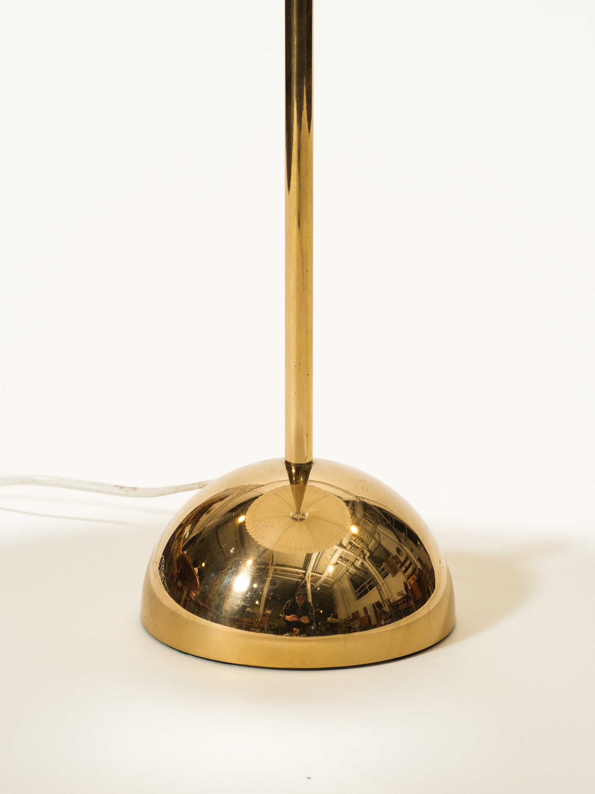 Mid-Century &#39;B-04&#39; Brass Table Lamp by Bergboms, Sweden
