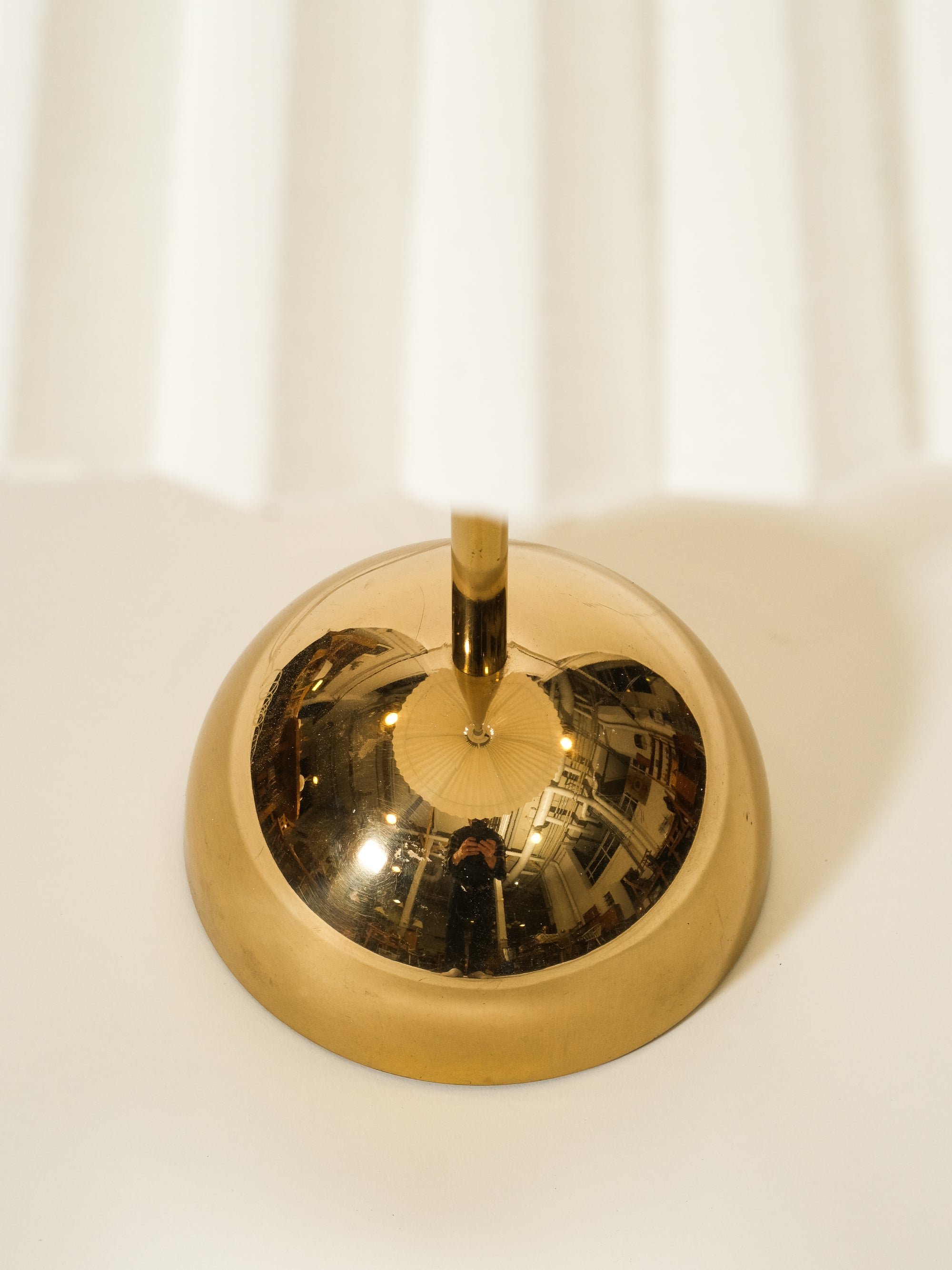 Mid-Century &#39;B-04&#39; Brass Table Lamp by Bergboms, Sweden