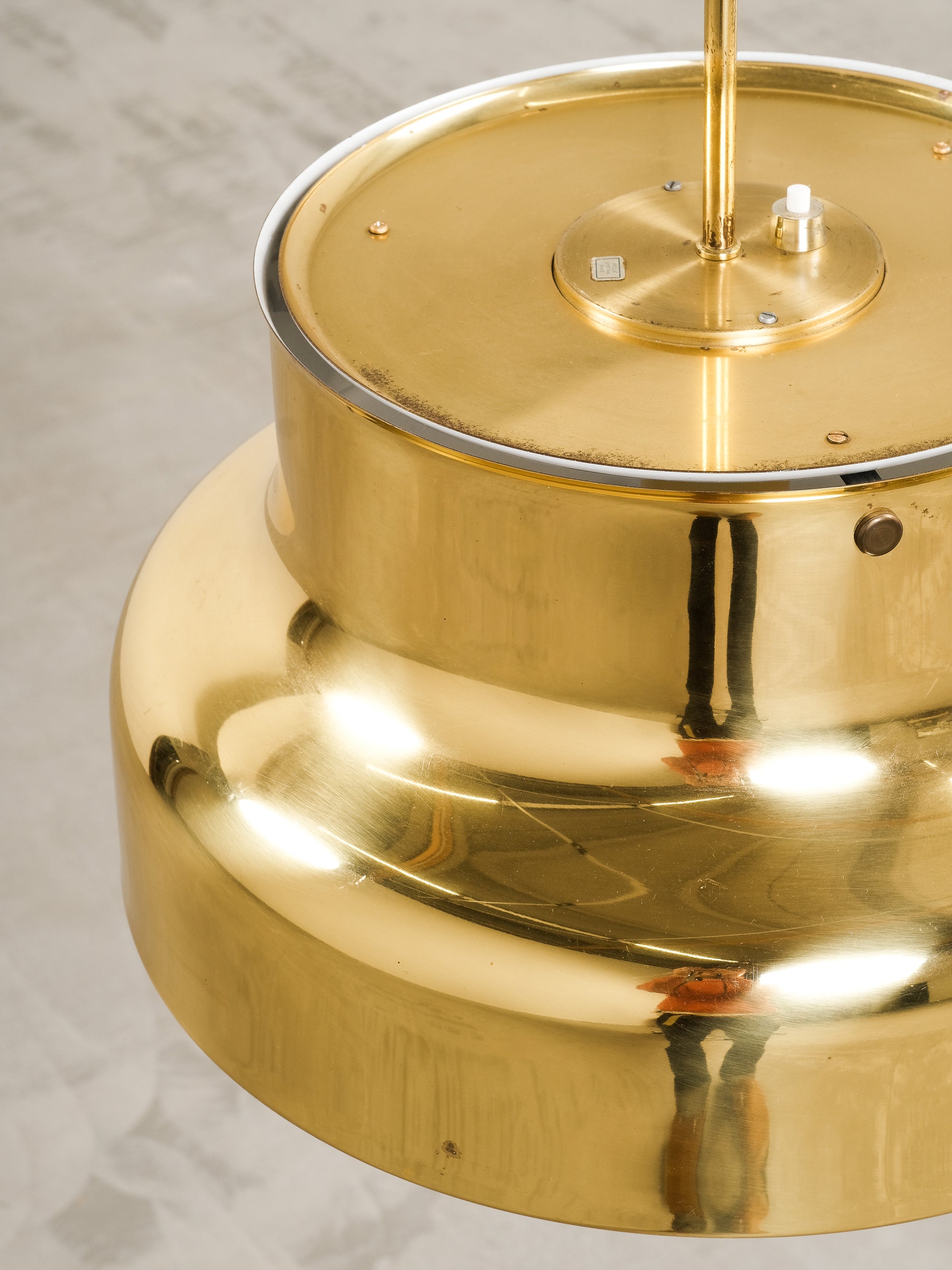 Brass &quot;Bumling&quot; Ceiling Lamp by Anders Pehrson for Ateljé Lyktan