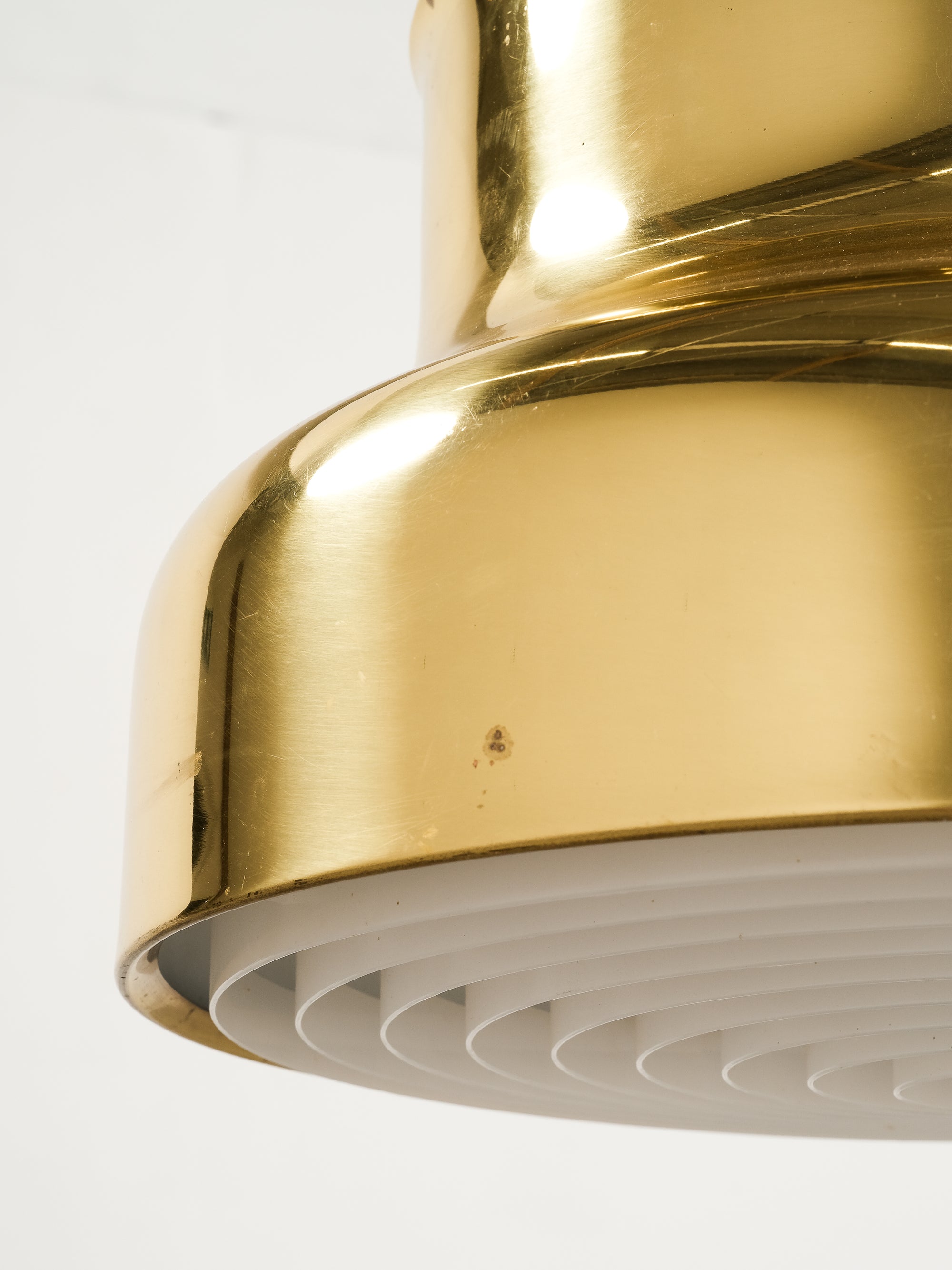 Brass &quot;Bumling&quot; Ceiling Lamp by Anders Pehrson for Ateljé Lyktan