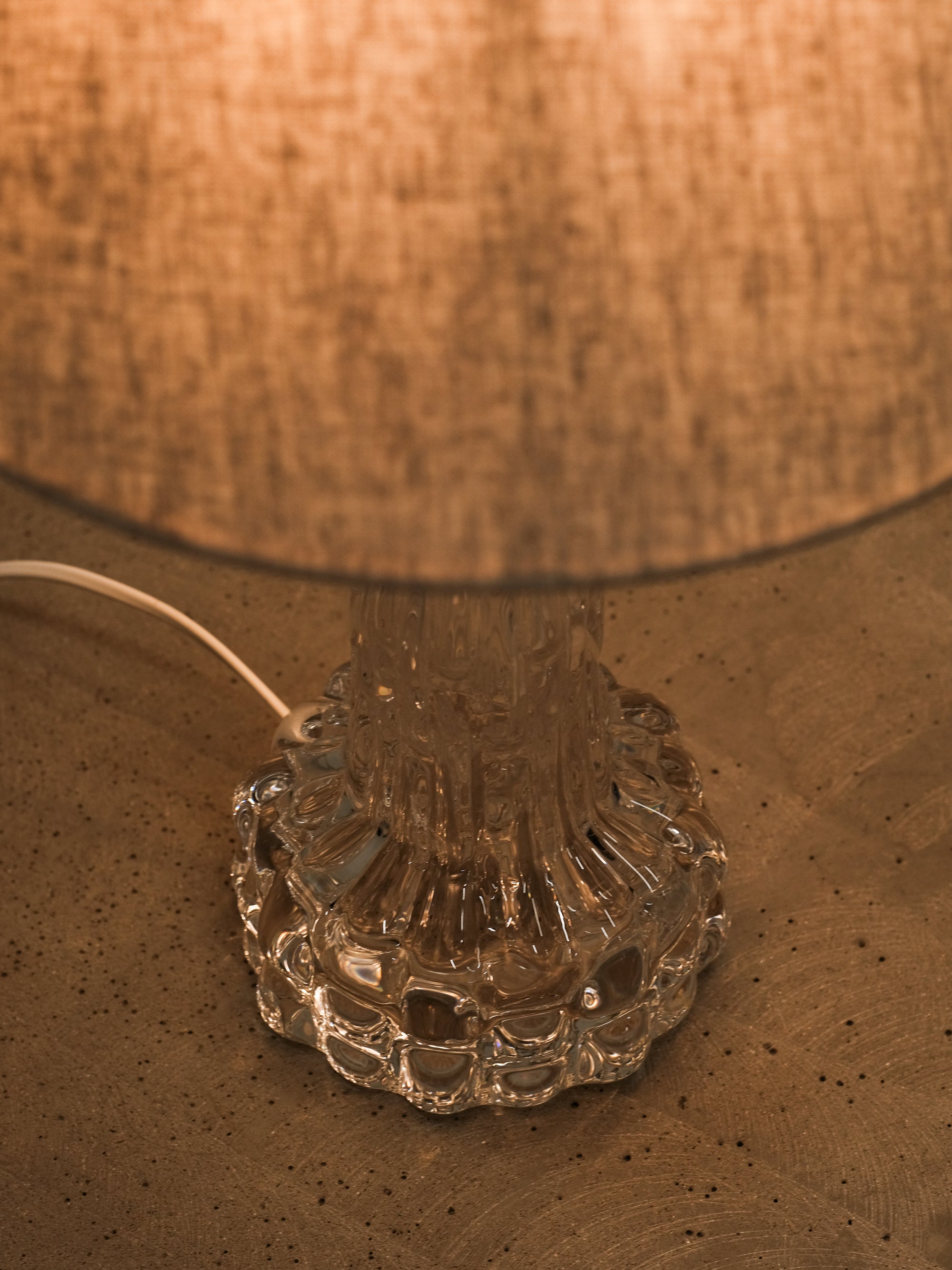 Swedish Mid-Century Glass Table Lamps by Carl Fagerlund for Orrefors