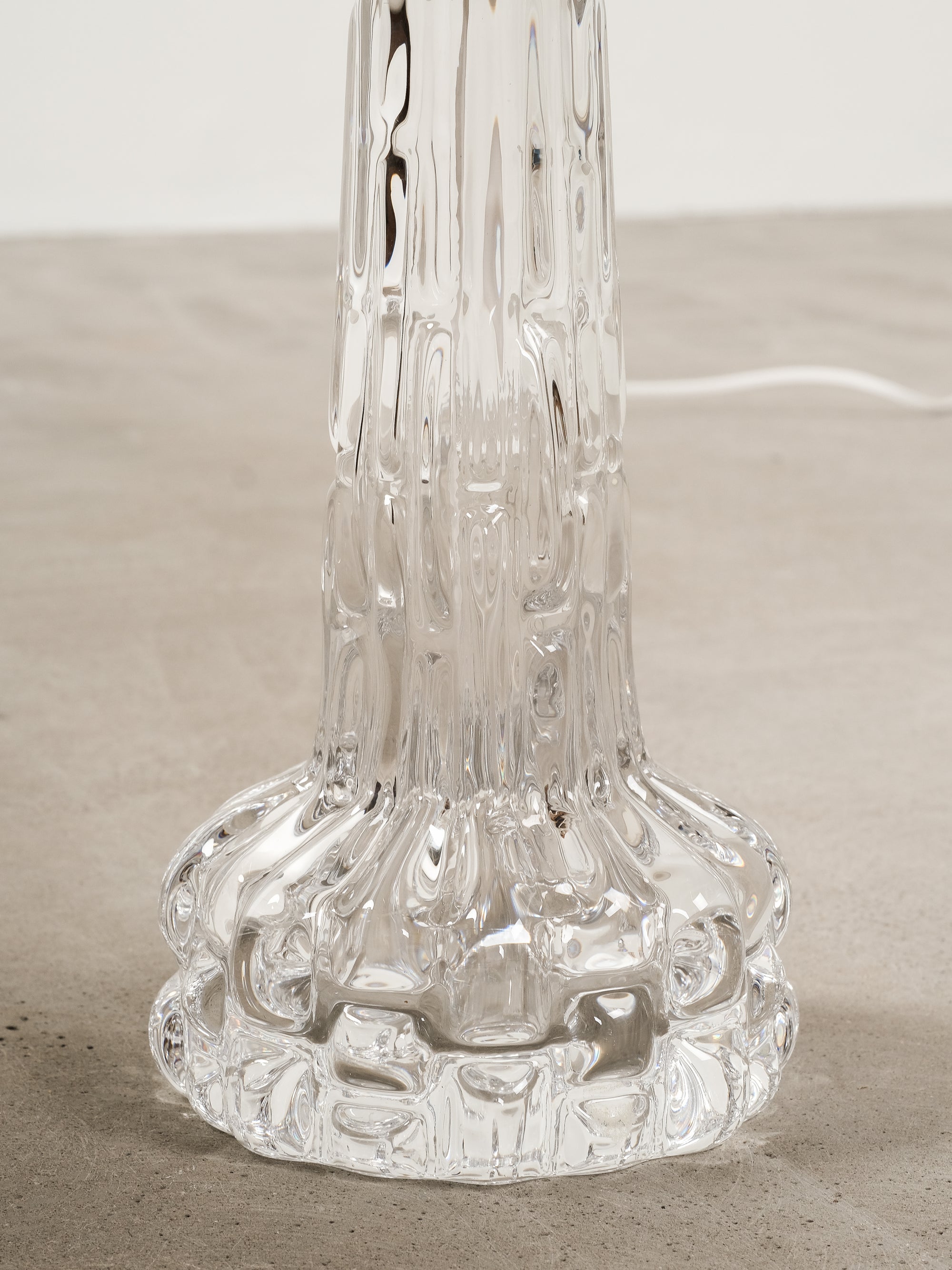 Swedish Mid-Century Glass Table Lamps by Carl Fagerlund for Orrefors