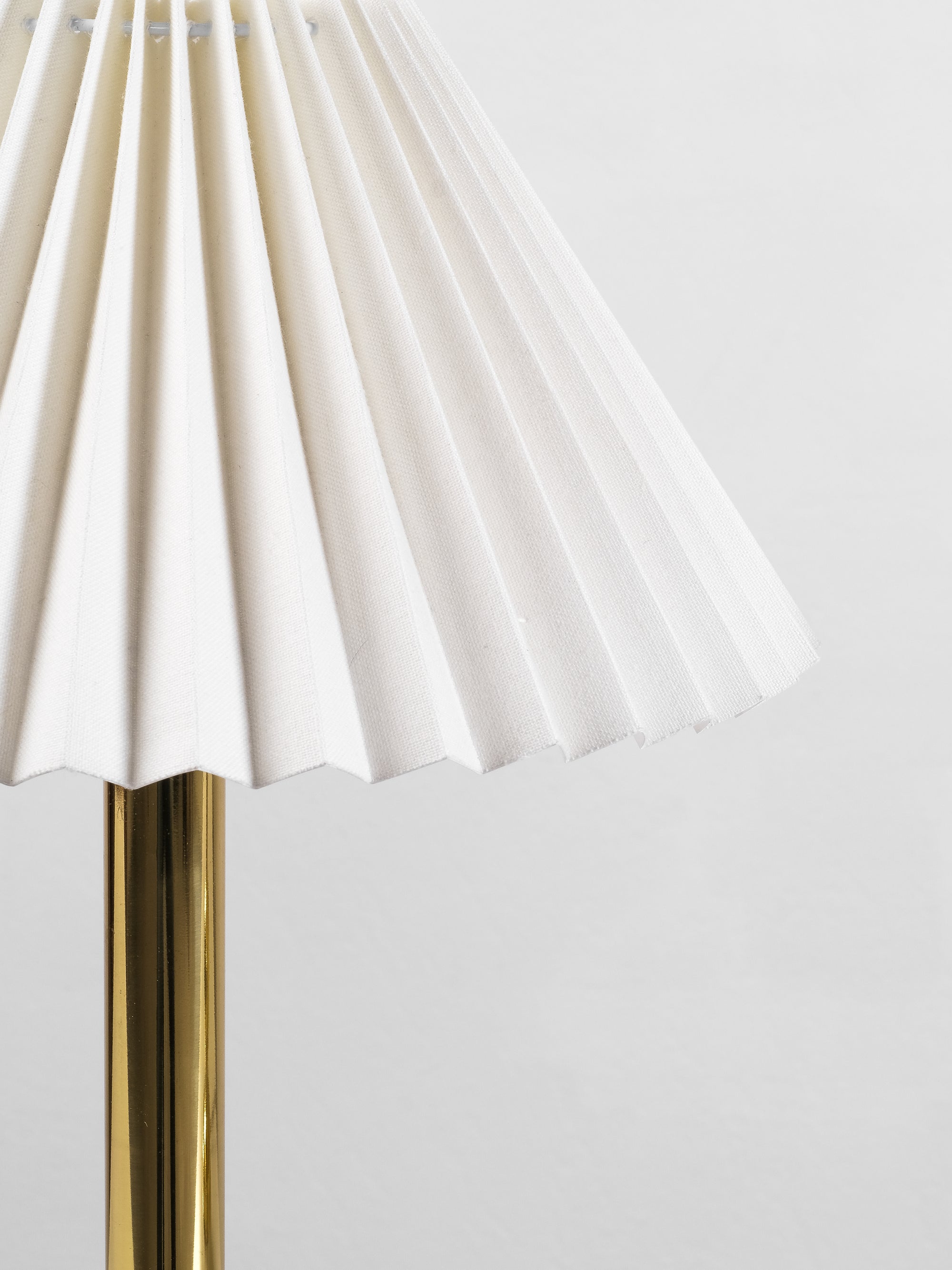 Pair of Norwegian Brass Table Lamps by G. Johansen, 1960s