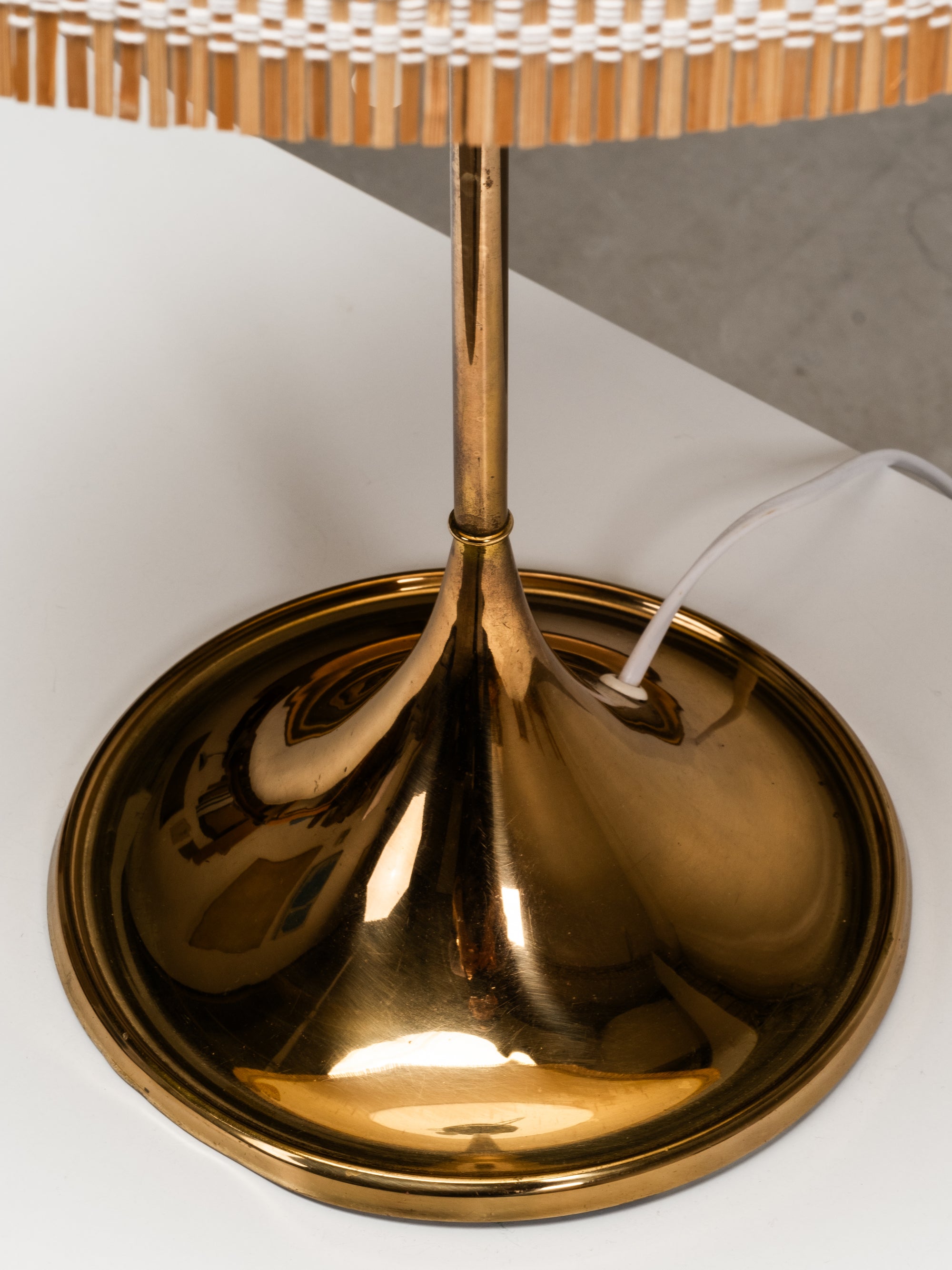 Brass Table Lamp B-024 by Alf Svensson &amp; Yngvar Sandström for Bergboms, 1960s