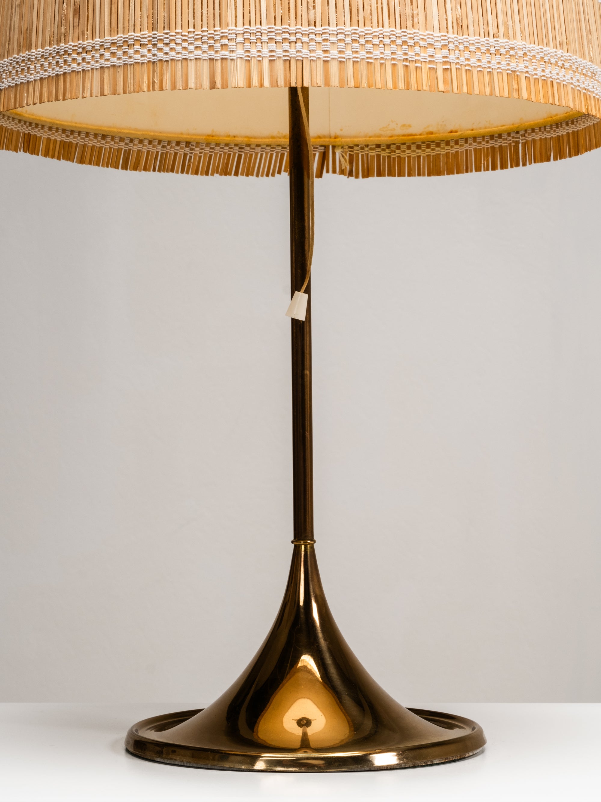 Brass Table Lamp B-024 by Alf Svensson &amp; Yngvar Sandström for Bergboms, 1960s