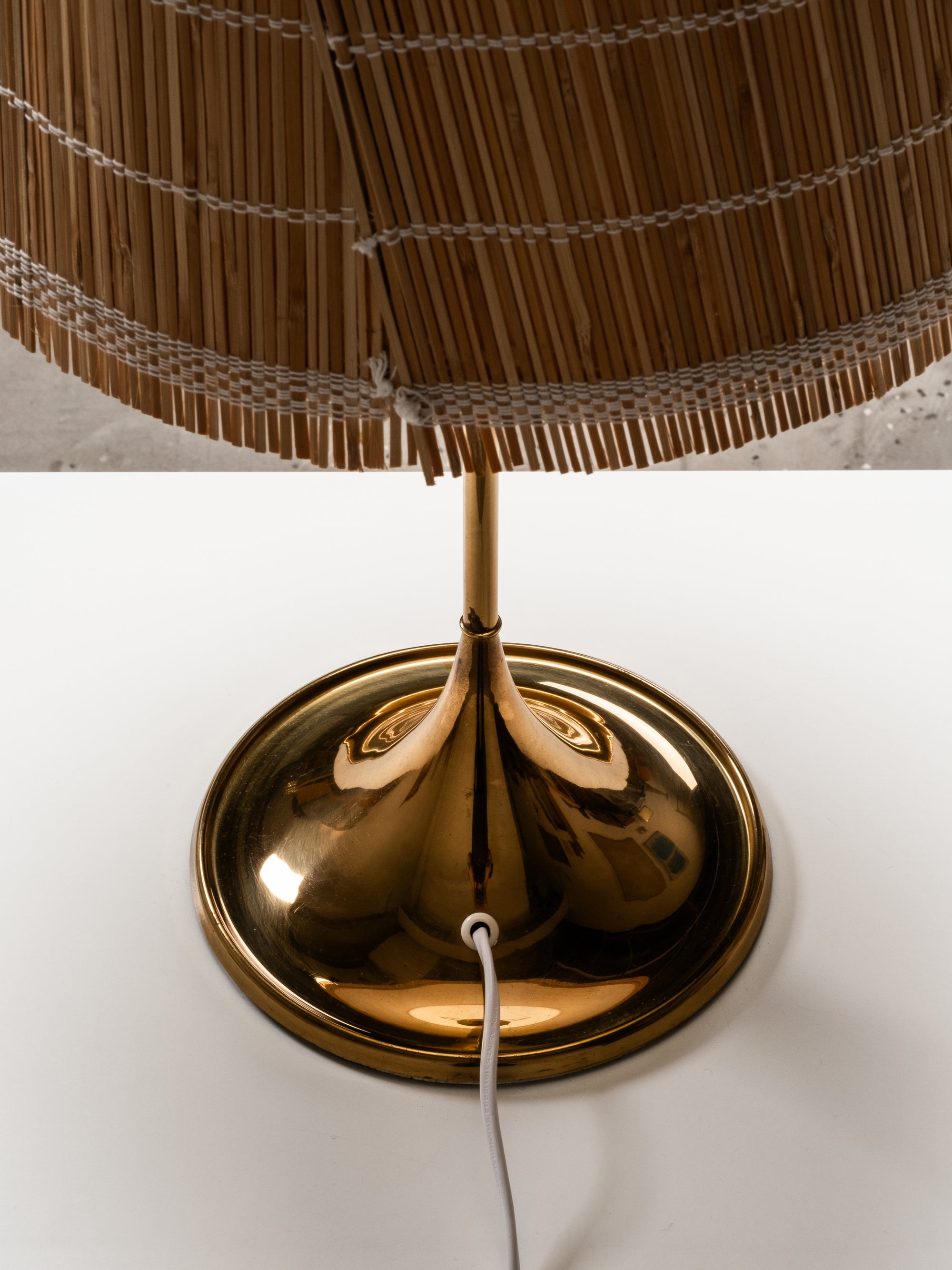 Brass Table Lamp B-024 by Alf Svensson &amp; Yngvar Sandström for Bergboms, 1960s