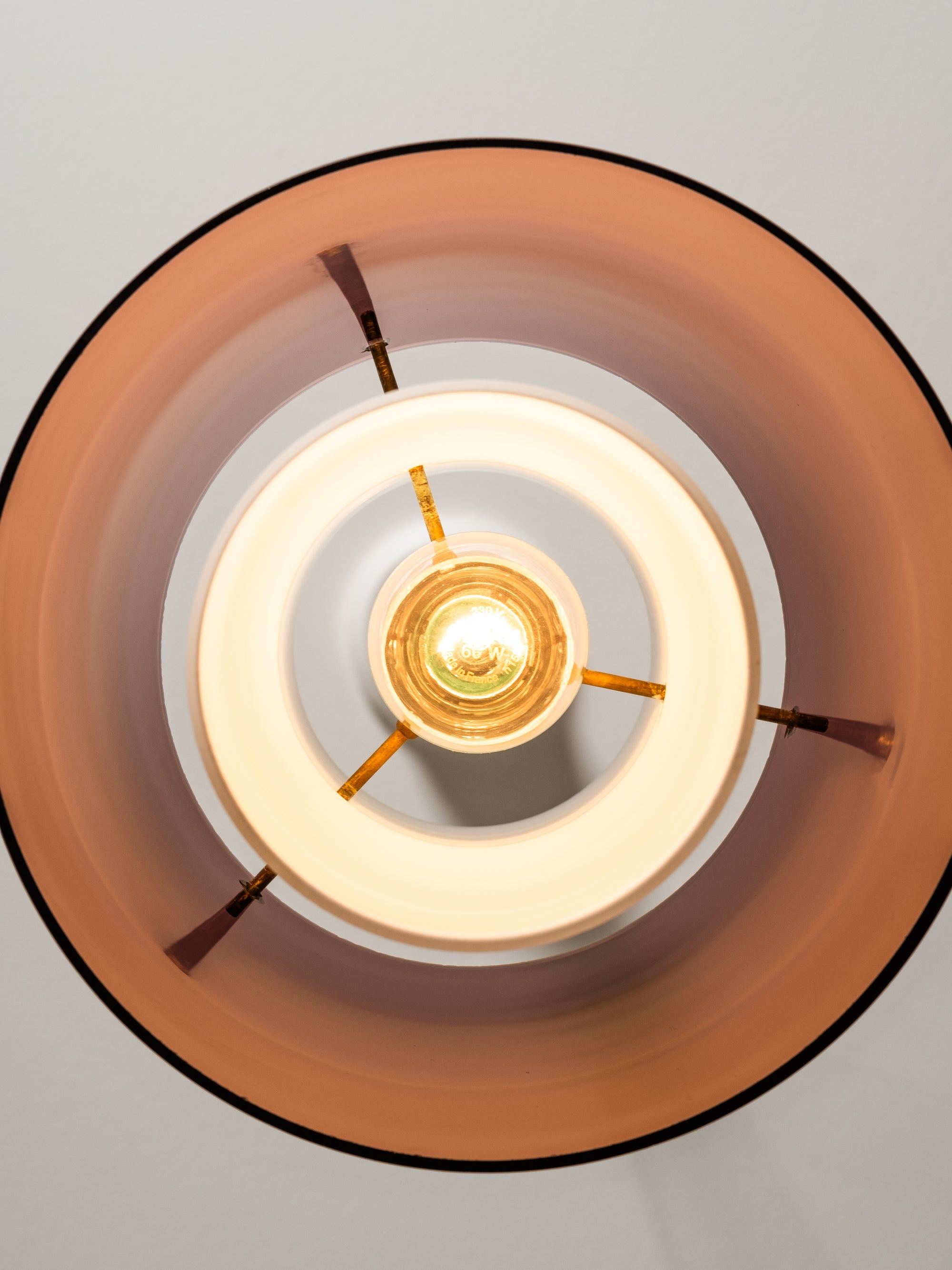 Glass Pendant Lamp, Stockmann, Finland, 1950s