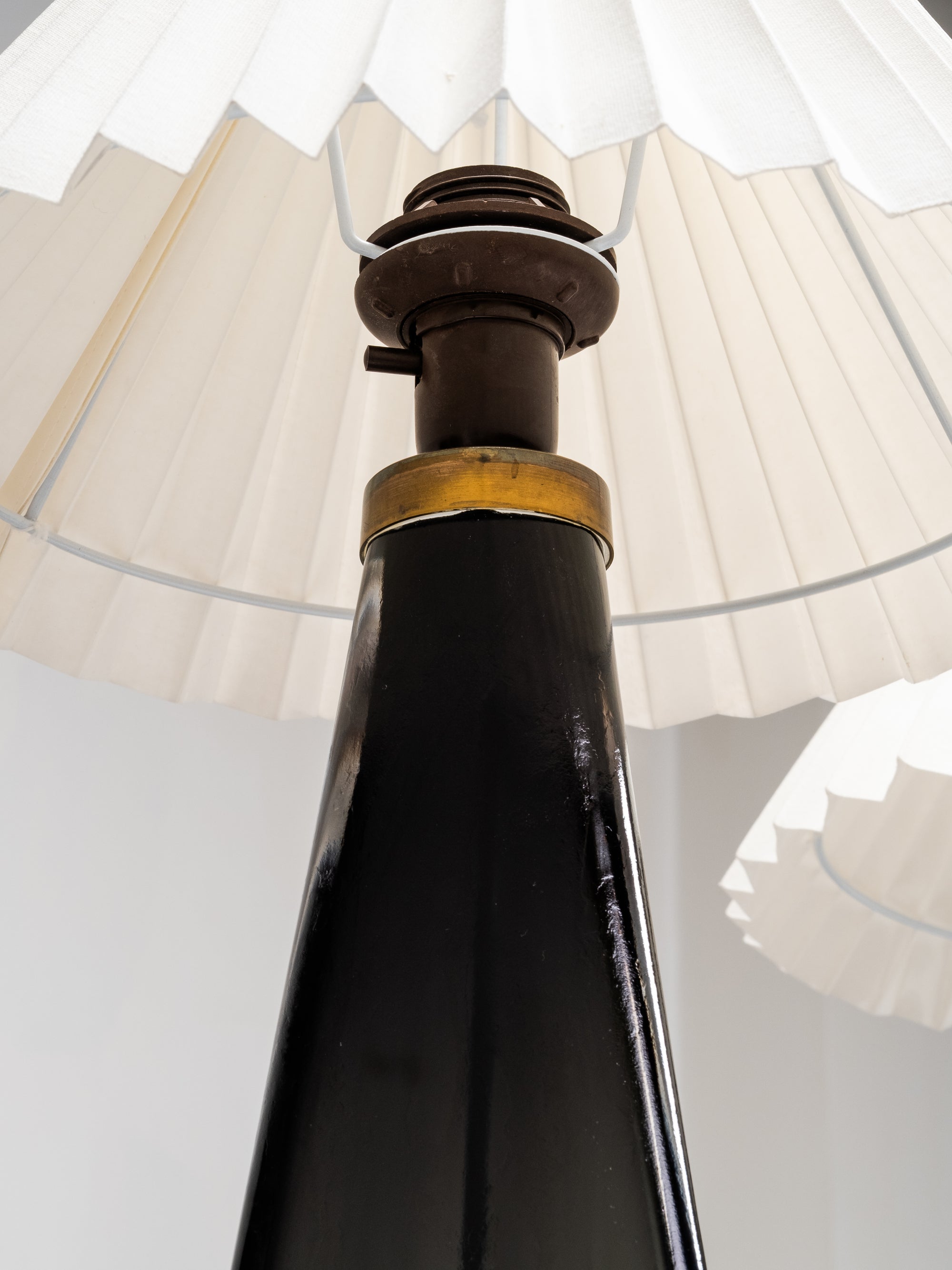 Pair of Large Glass Table Lamps Model RD 1319 by Carl Fagerlund for Orrefors