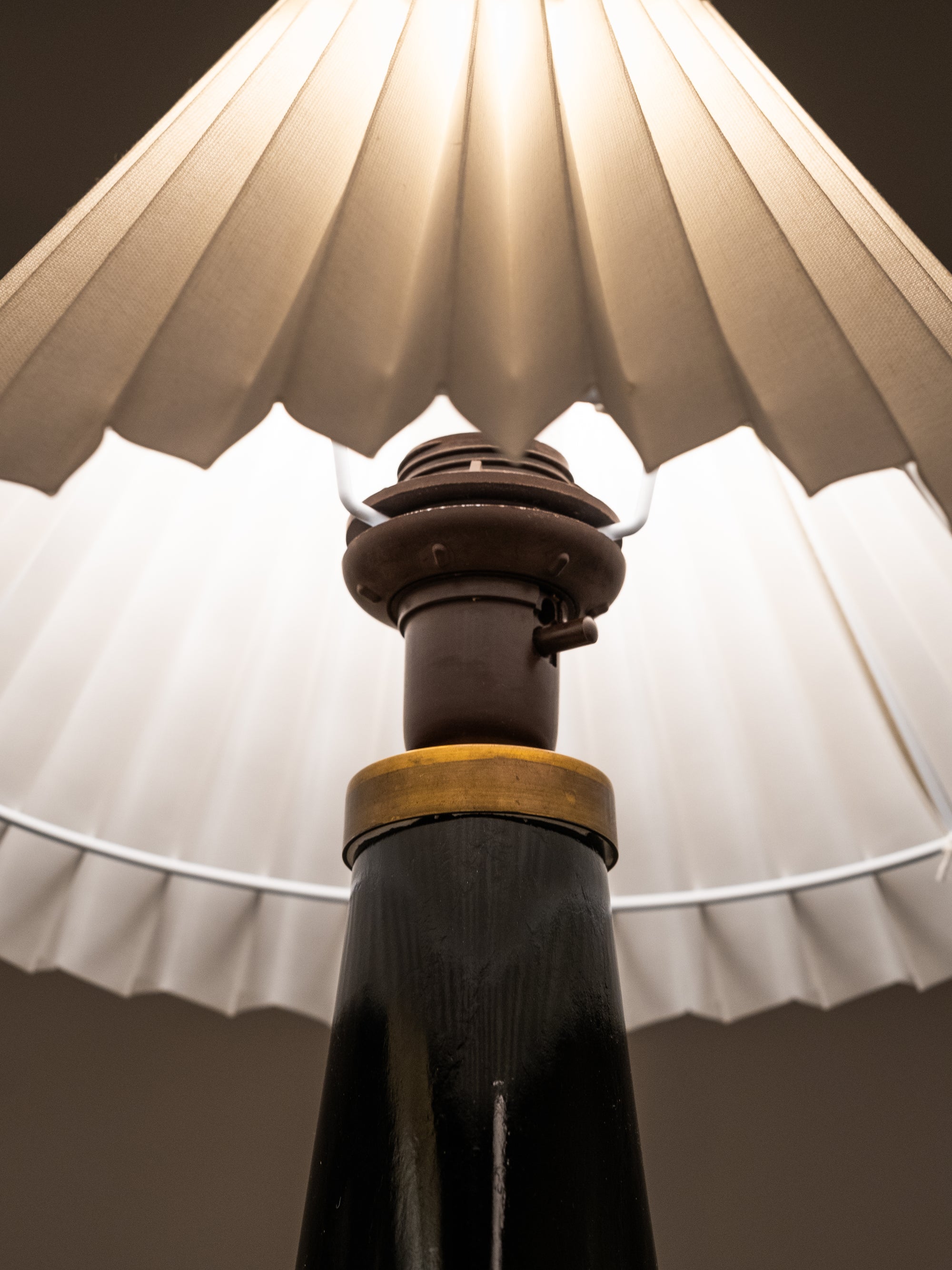 Pair of Large Glass Table Lamps Model RD 1319 by Carl Fagerlund for Orrefors