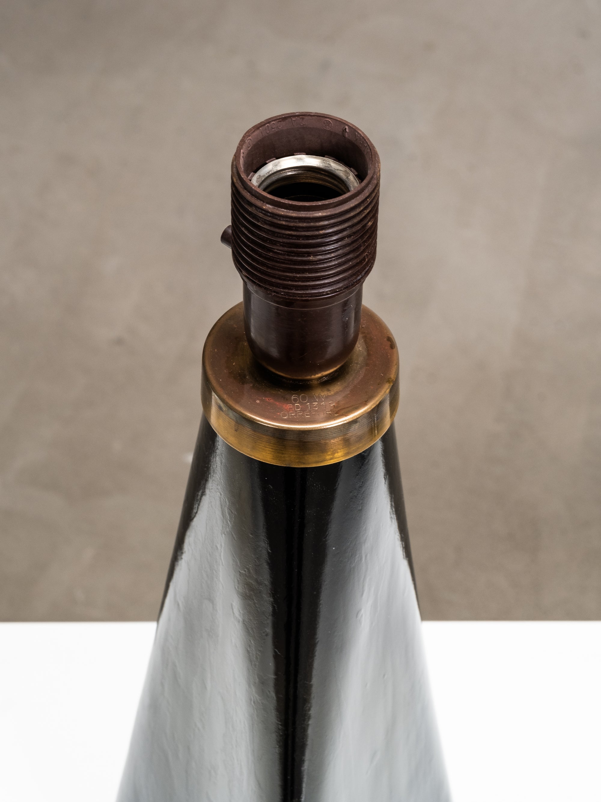 Pair of Large Glass Table Lamps Model RD 1319 by Carl Fagerlund for Orrefors