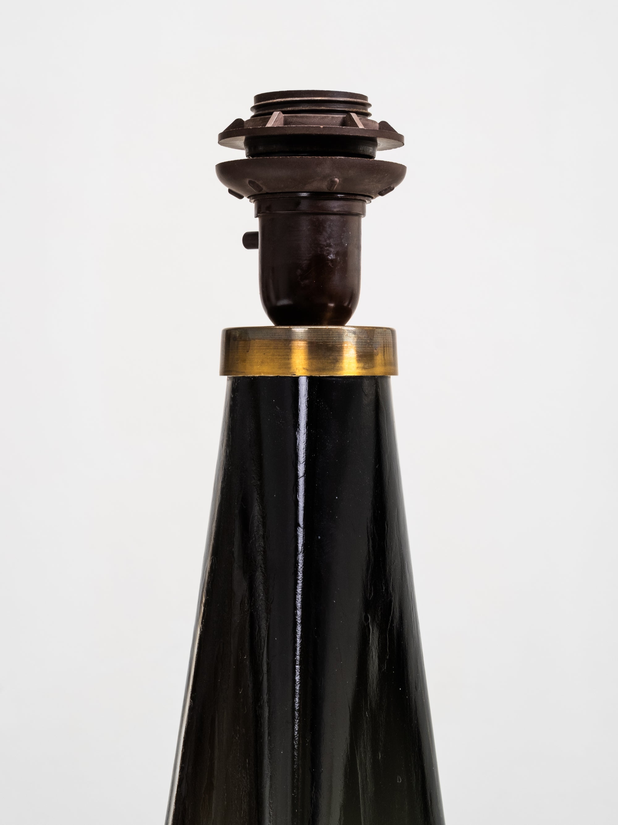 Pair of Large Glass Table Lamps Model RD 1319 by Carl Fagerlund for Orrefors