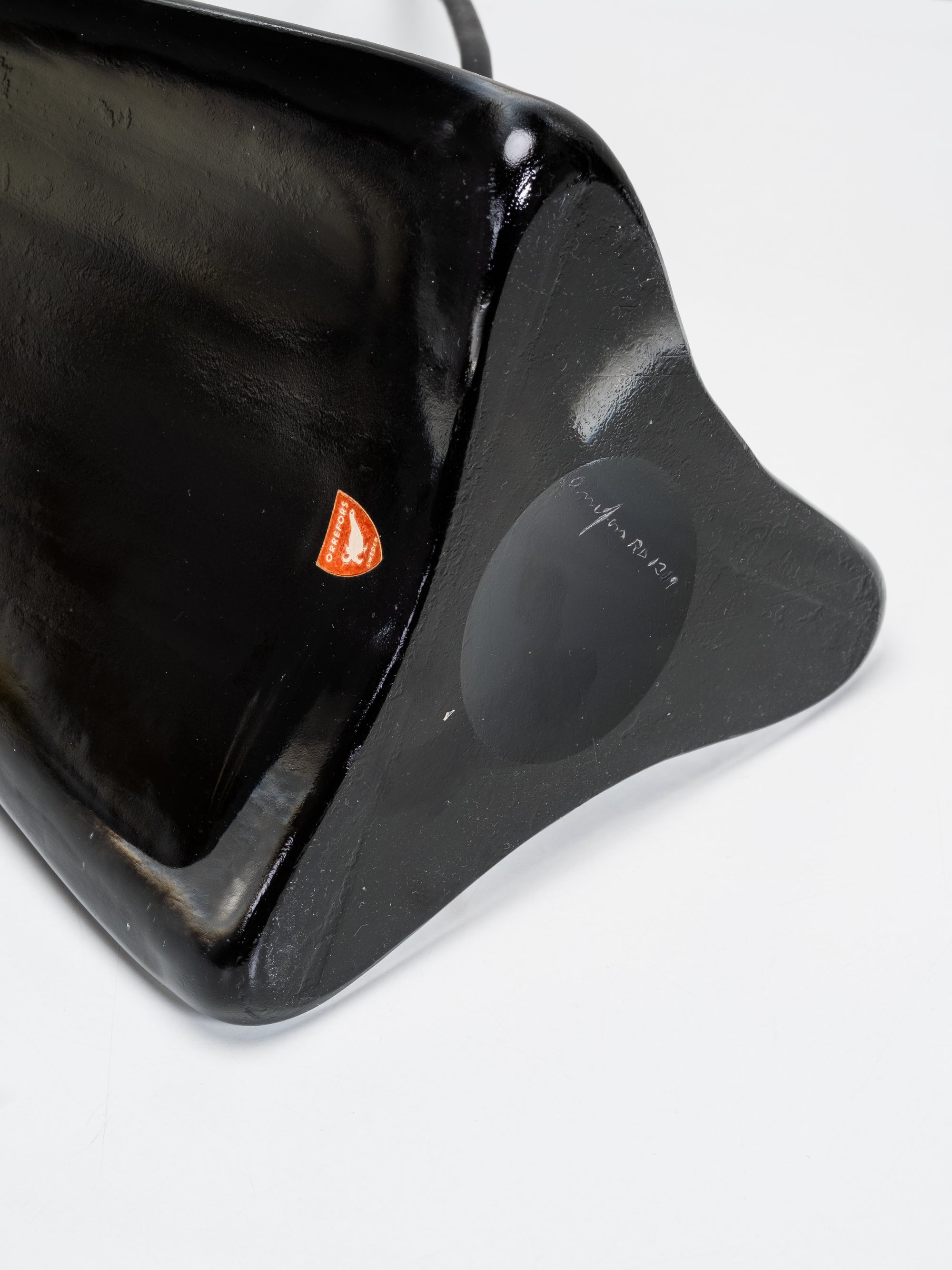 Pair of Large Glass Table Lamps Model RD 1319 by Carl Fagerlund for Orrefors