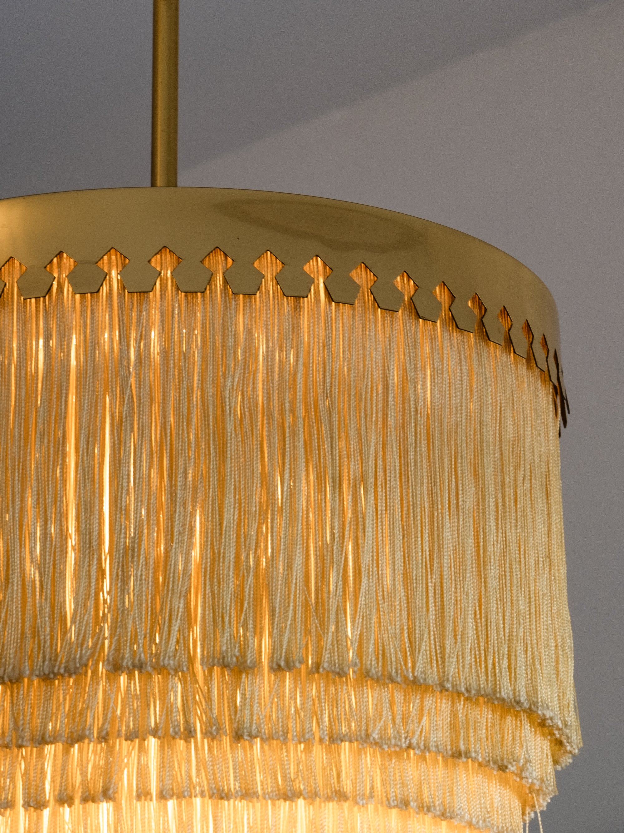 Fringe Ceiling Lamp ‘T601/M’ by Hans-Agne Jakobsson for Markaryd, Sweden, 1960s